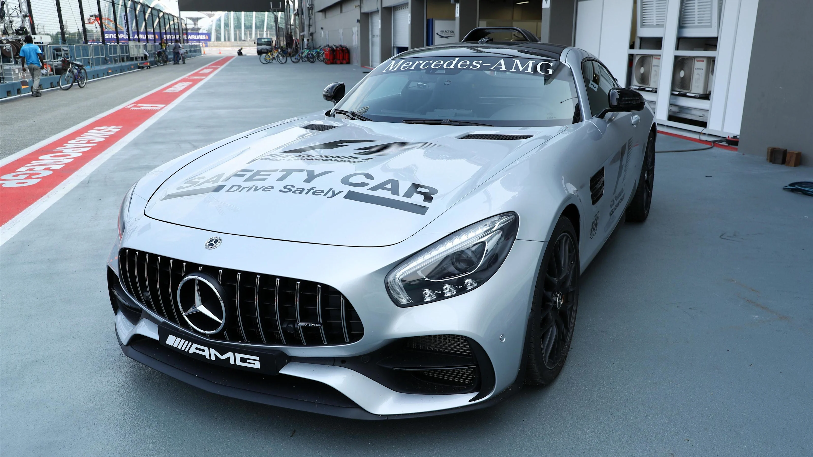 Safety car at Formula One World Championship, Rd14, Singapore Grand Prix, Preparations, Marina Bay