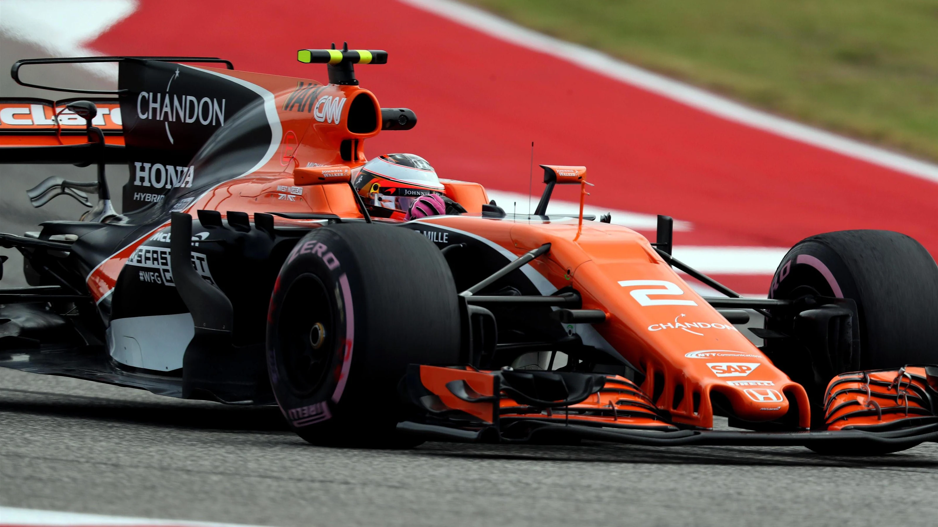 Stoffel Vandoorne (BEL) McLaren MCL32 at Formula One World Championship, Rd17, United States Grand