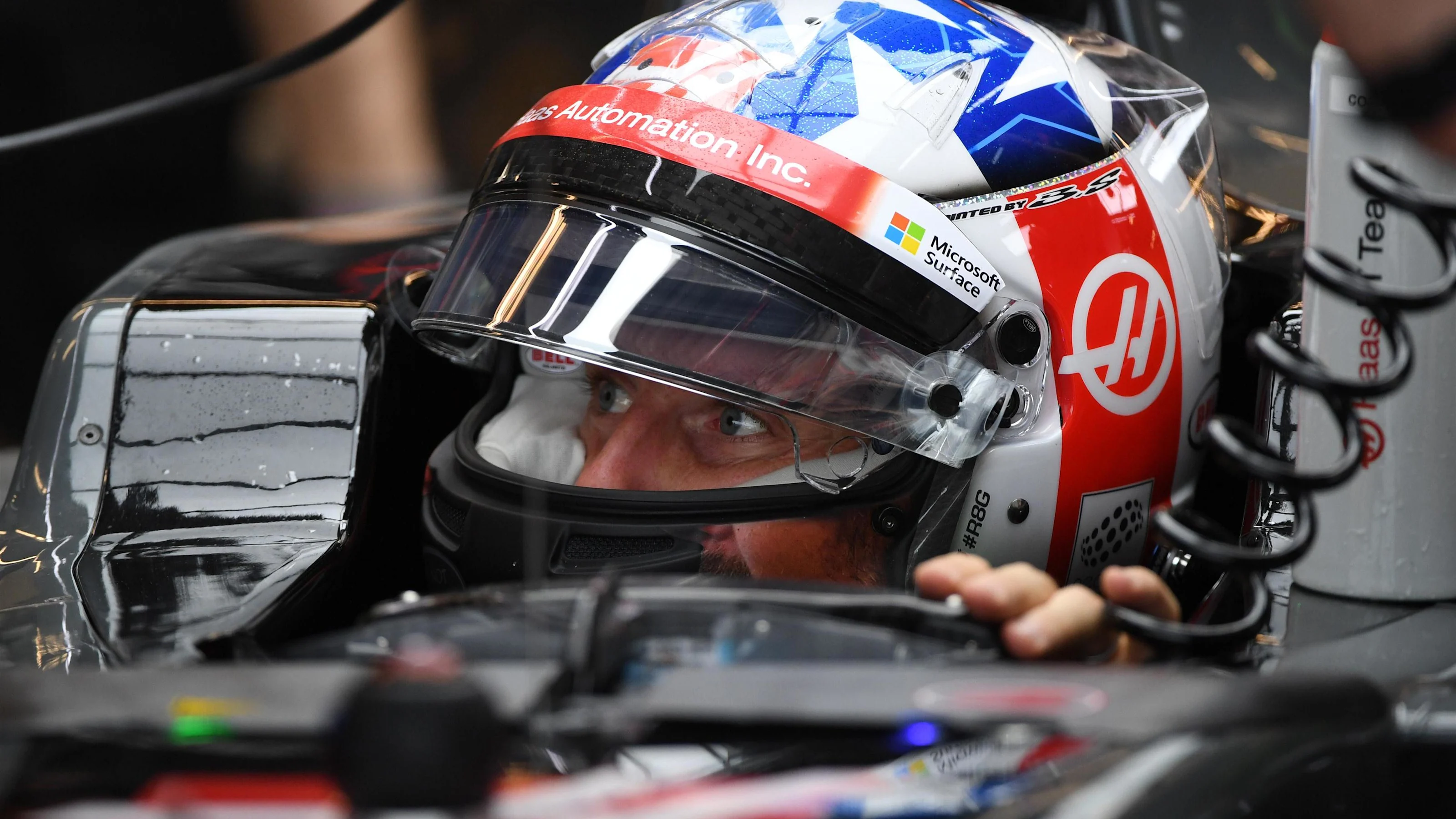 Romain Grosjean (FRA) Haas VF-17 at Formula One World Championship, Rd17, United States Grand Prix,