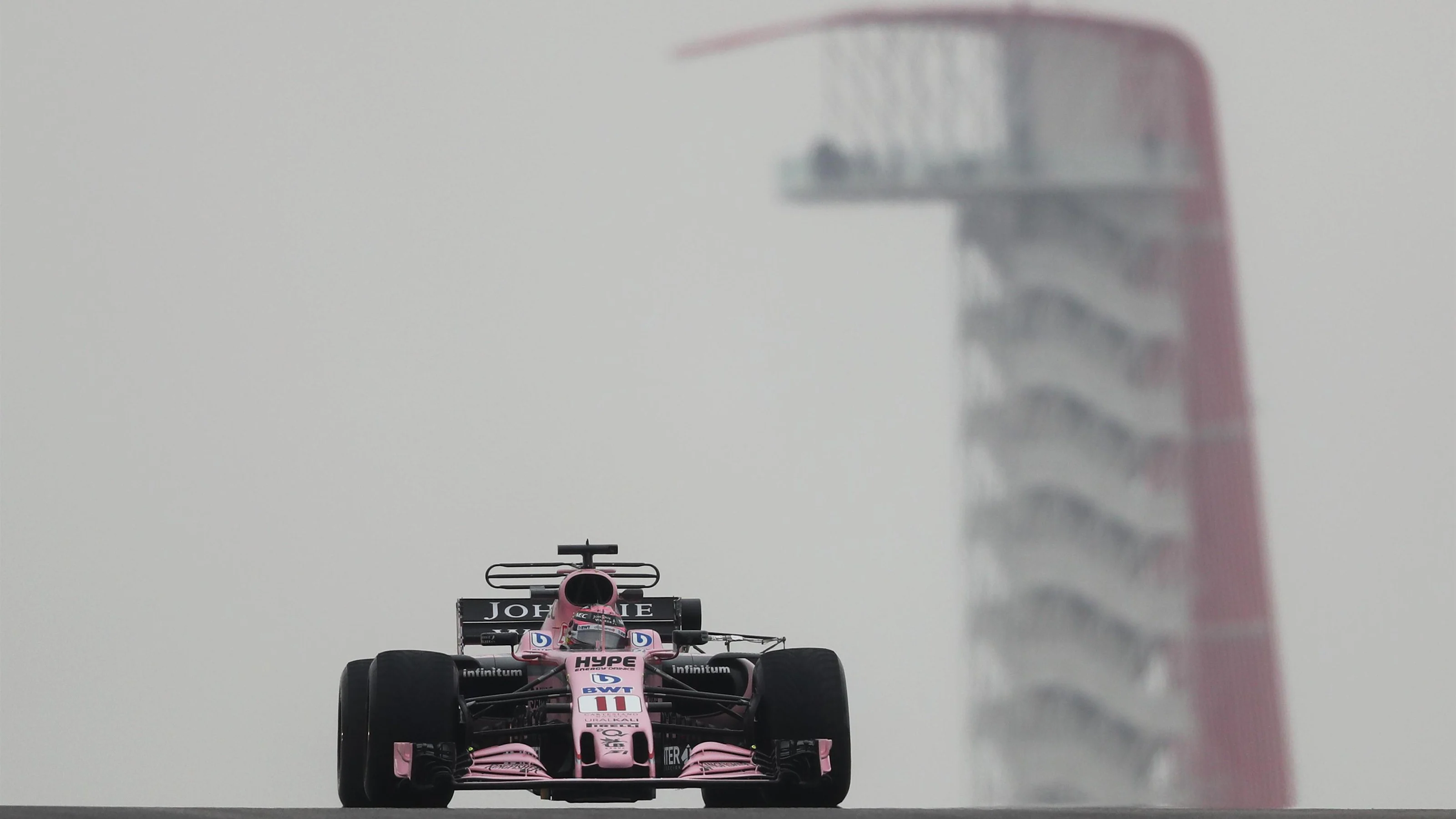 Sergio Perez (MEX) Force India VJM10 at Formula One World Championship, Rd17, United States Grand