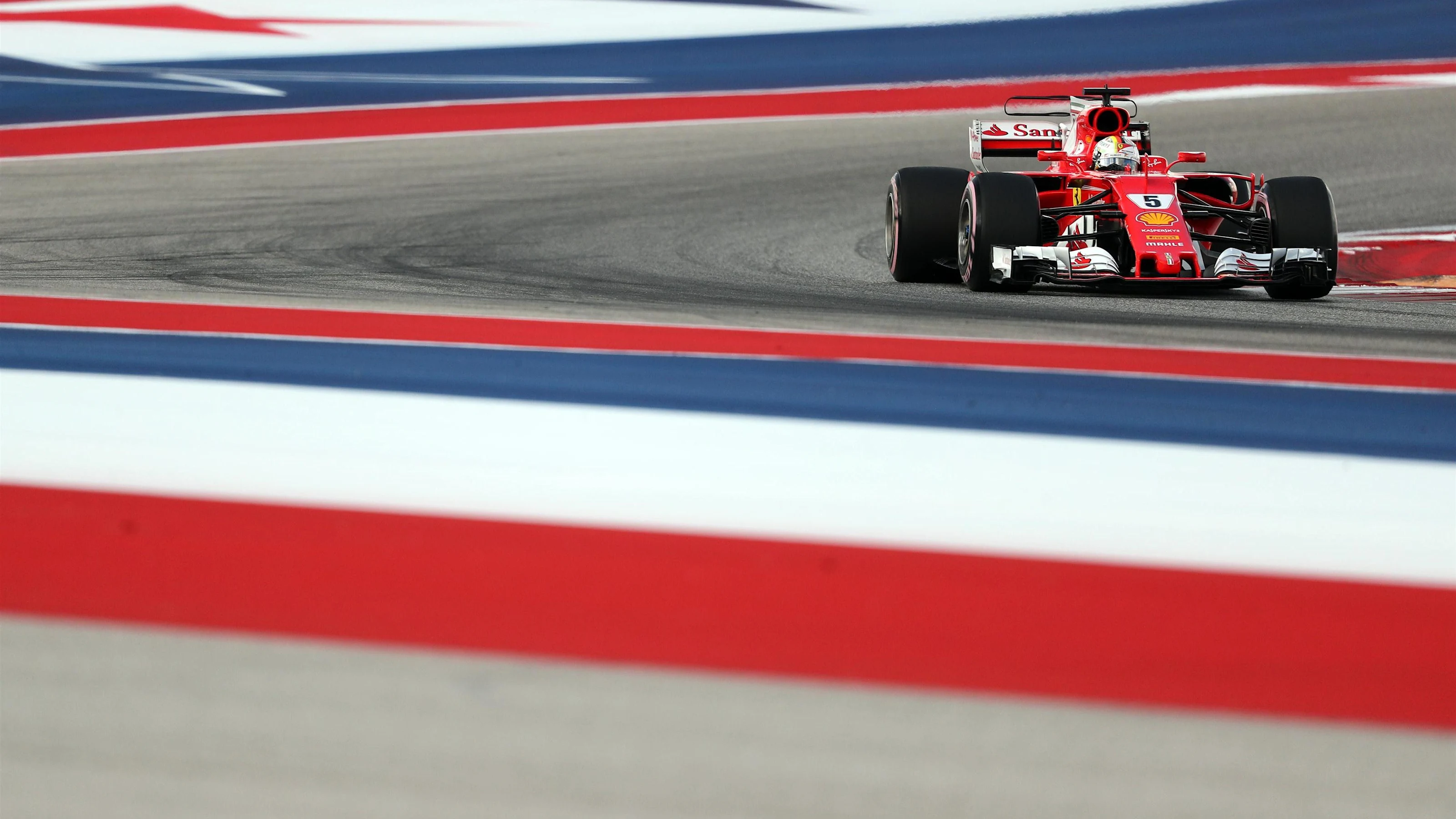 Sebastian Vettel (GER) Ferrari SF70-H at Formula One World Championship, Rd17, United States Grand