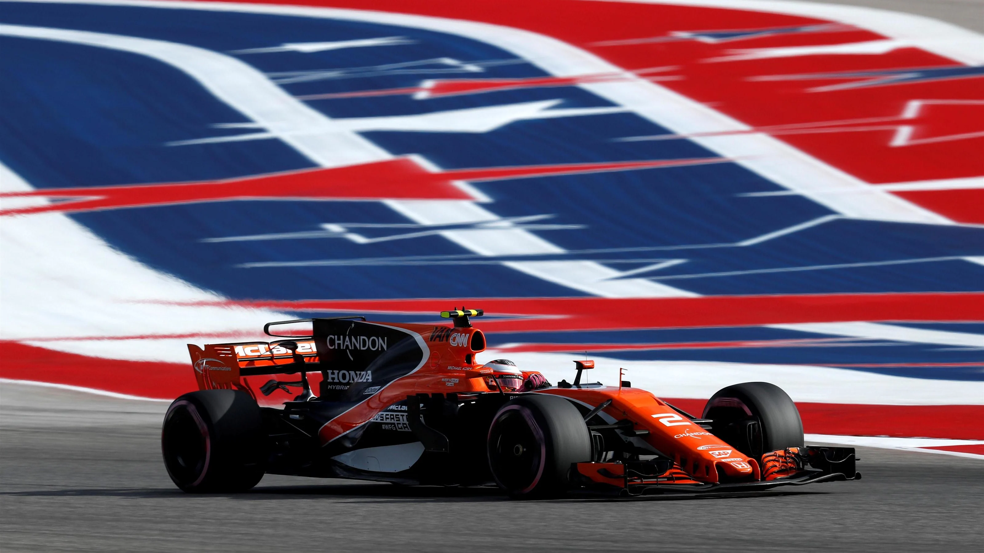 Stoffel Vandoorne (BEL) McLaren MCL32 at Formula One World Championship, Rd17, United States Grand