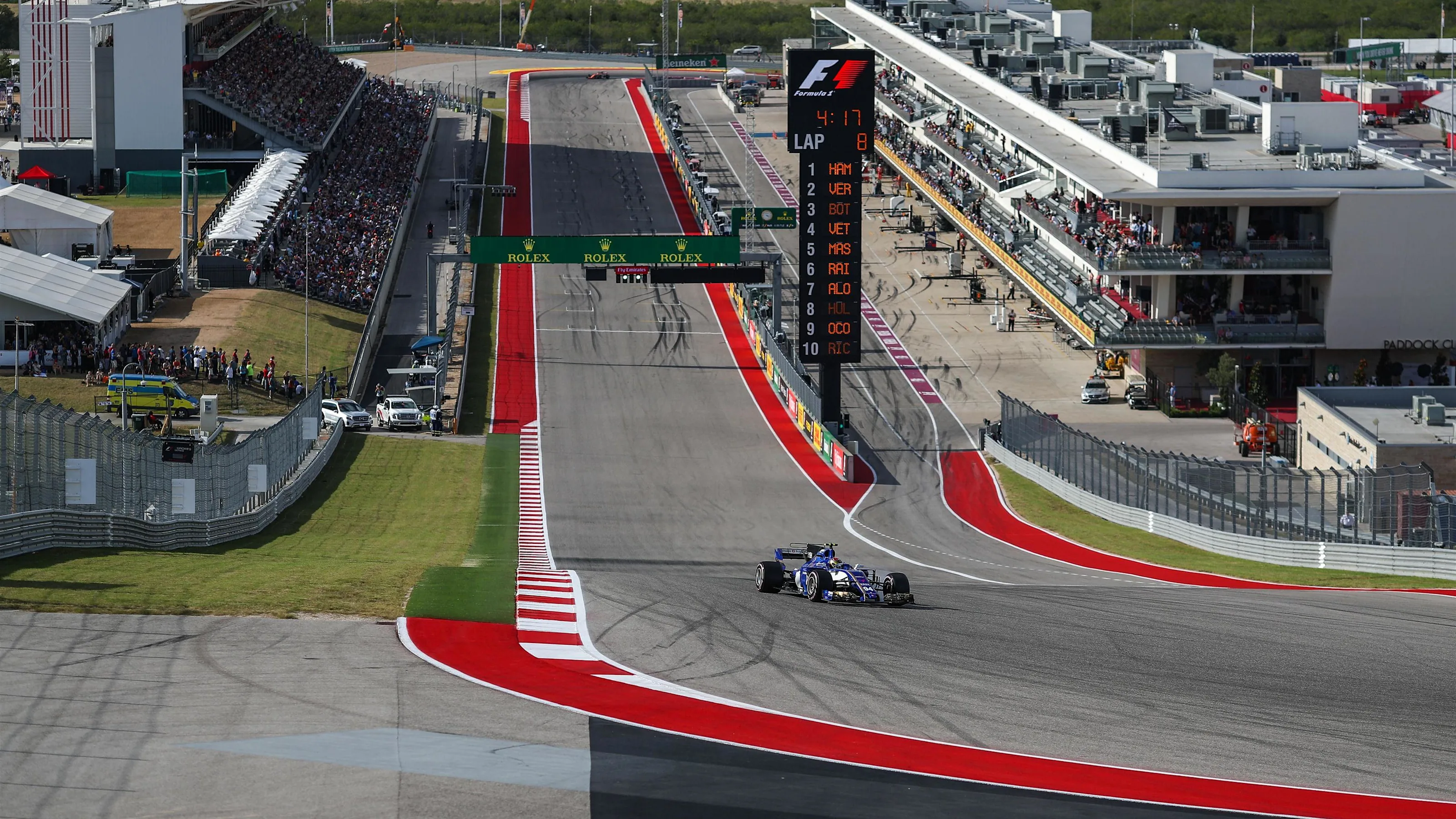 Pascal Wehrlein (GER) Sauber C36 at Formula One World Championship, Rd17, United States Grand Prix,