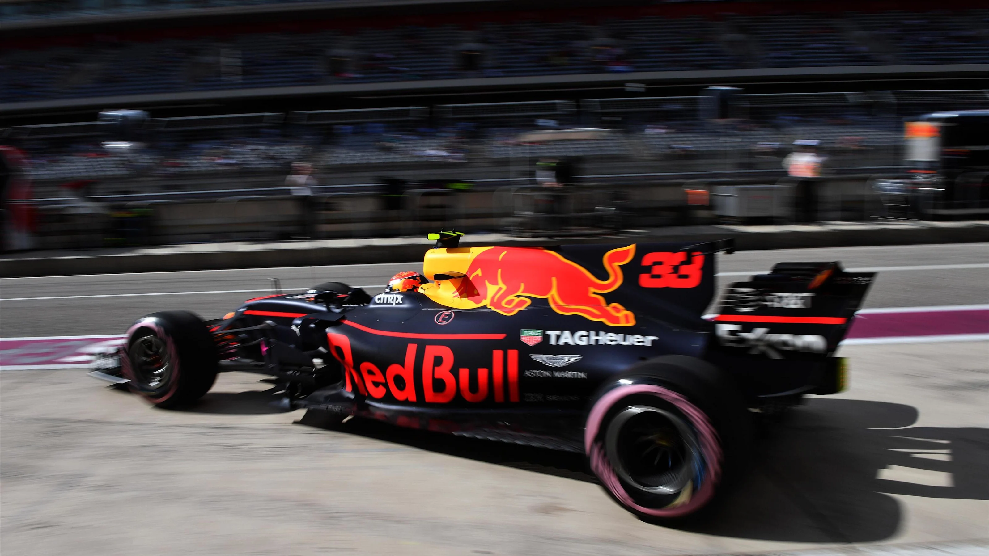 Max Verstappen (NED) Red Bull Racing RB13 at Formula One World Championship, Rd17, United States
