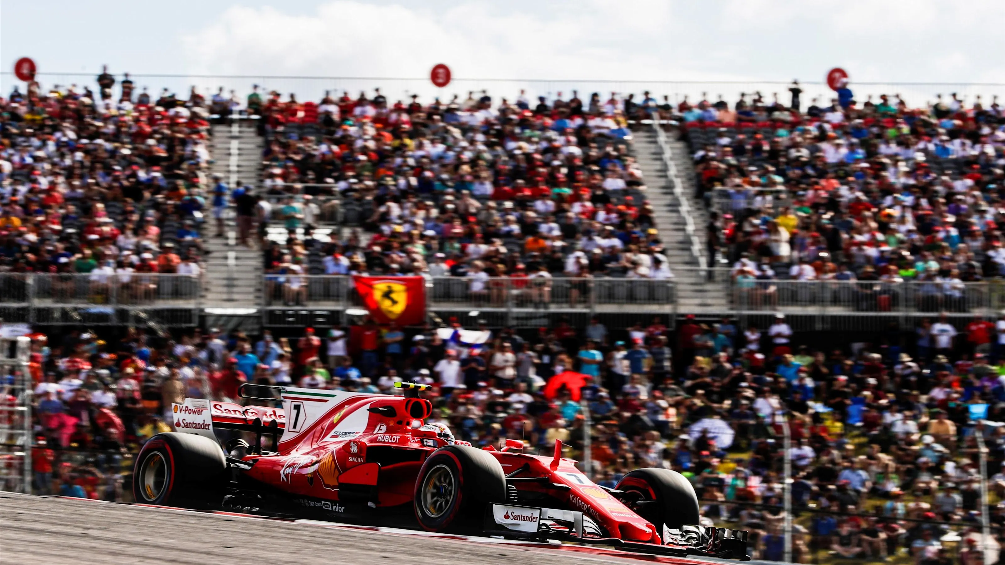 Sebastian Vettel (GER) Ferrari SF70-H at Formula One World Championship, Rd17, United States Grand