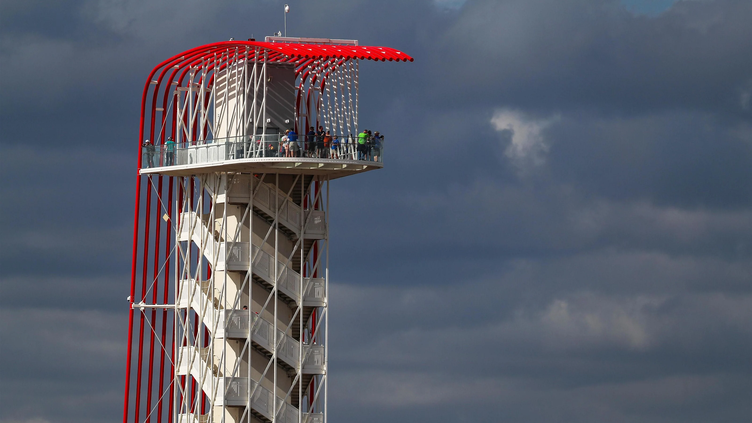 Viewing platform at Formula One World Championship, Rd17, United States Grand Prix, Qualifying,