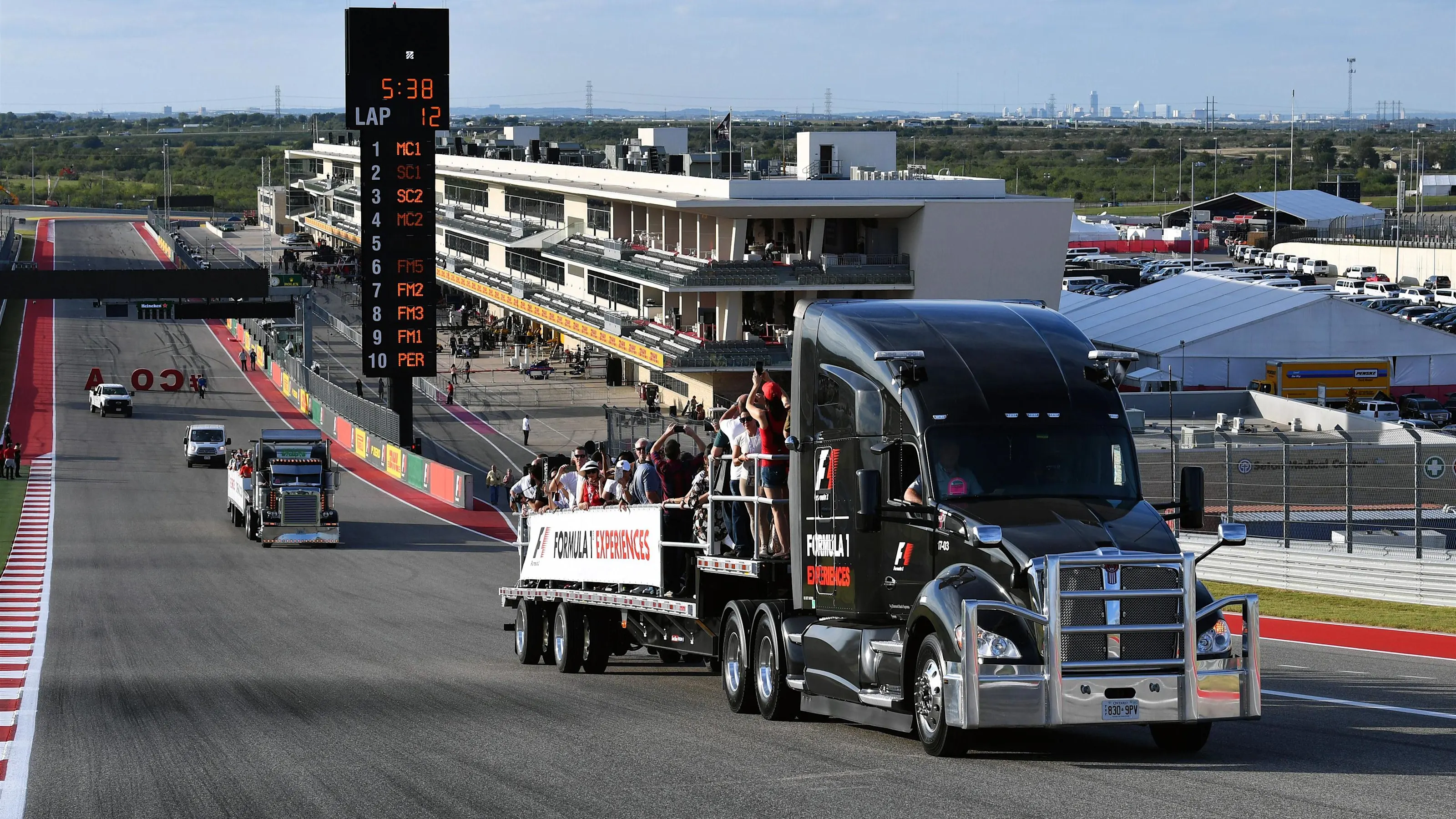 F1 Experiences track tour at Formula One World Championship, Rd17, United States Grand Prix,