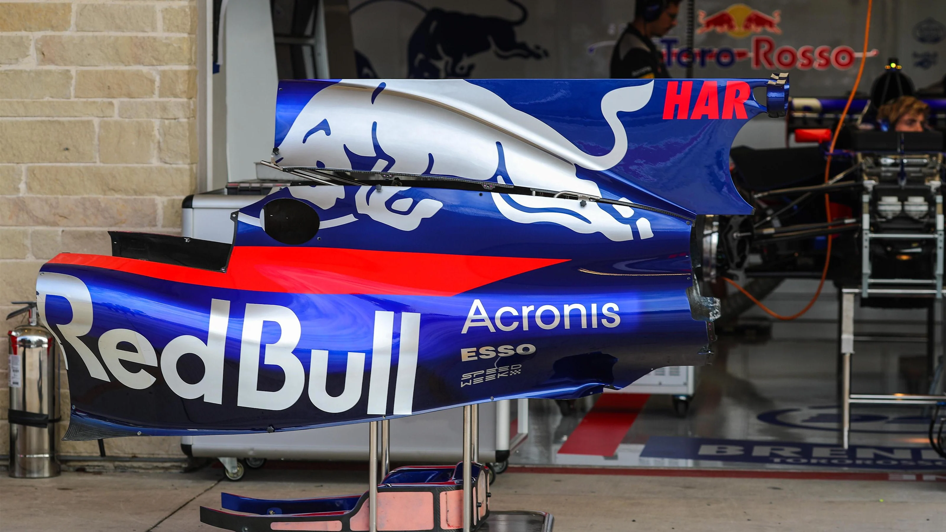 Scuderia Toro Rosso STR12 bodywork at Formula One World Championship, Rd17, United States Grand
