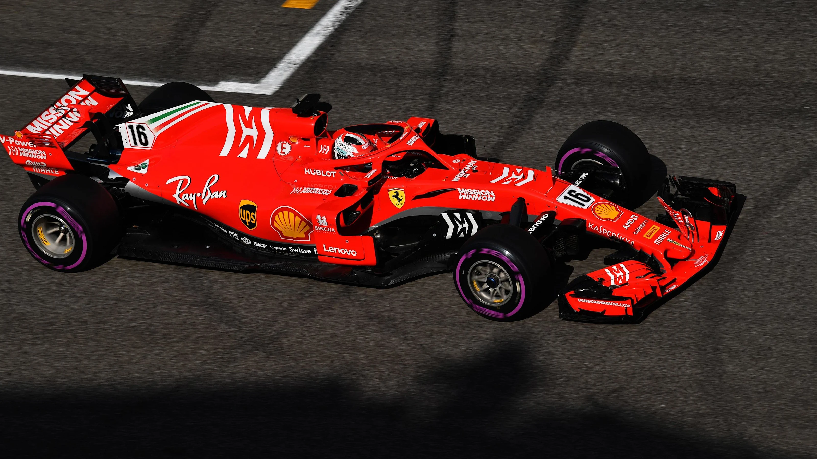 Charles Leclerc, Ferrari SF-71H at Formula One Testing, Day Two, Yas Marina Circuit, Abu Dhabi,