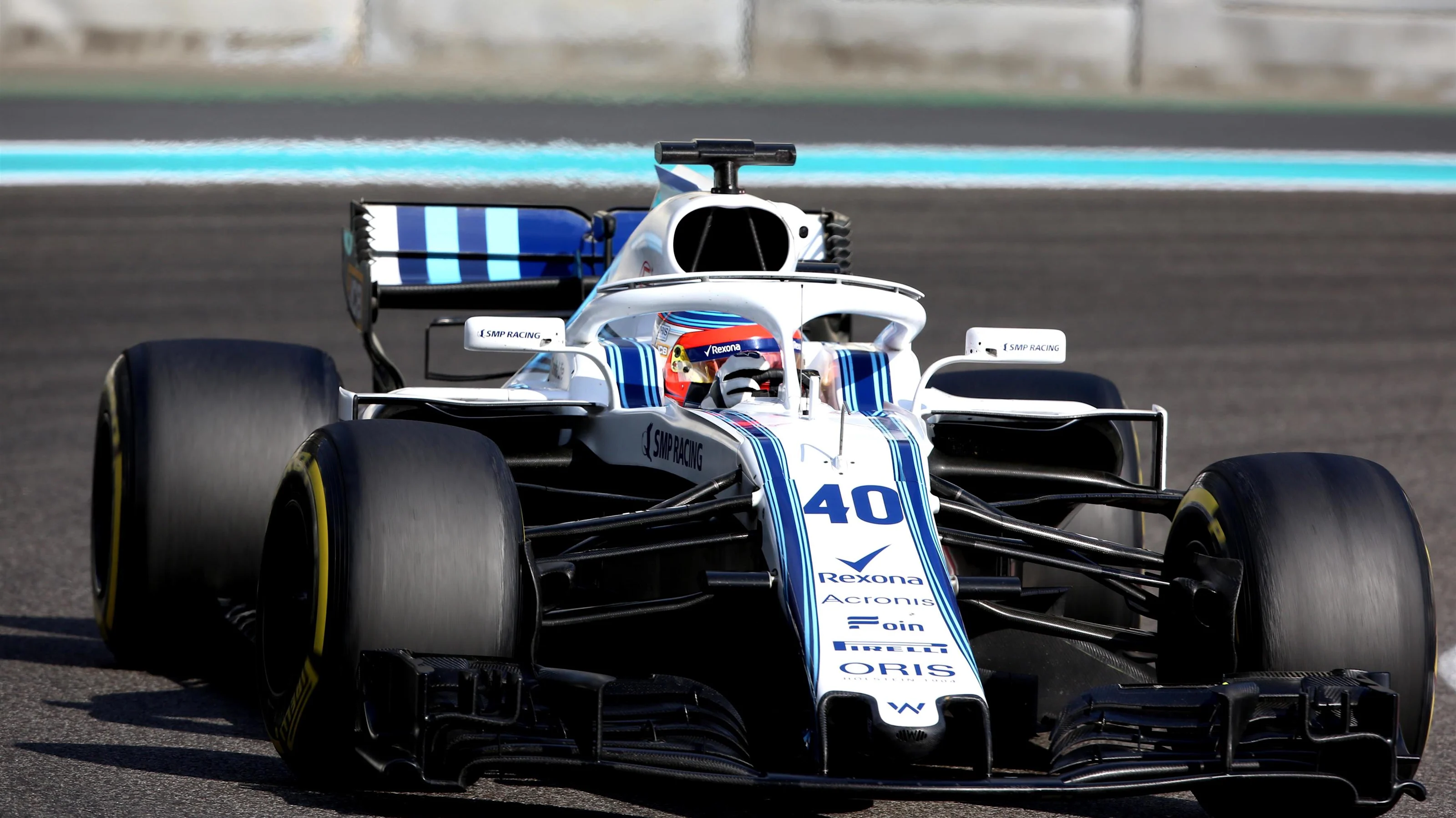 Robert Kubica, Williams FW41 at Formula One Testing, Day Two, Yas Marina Circuit, Abu Dhabi, UAE,