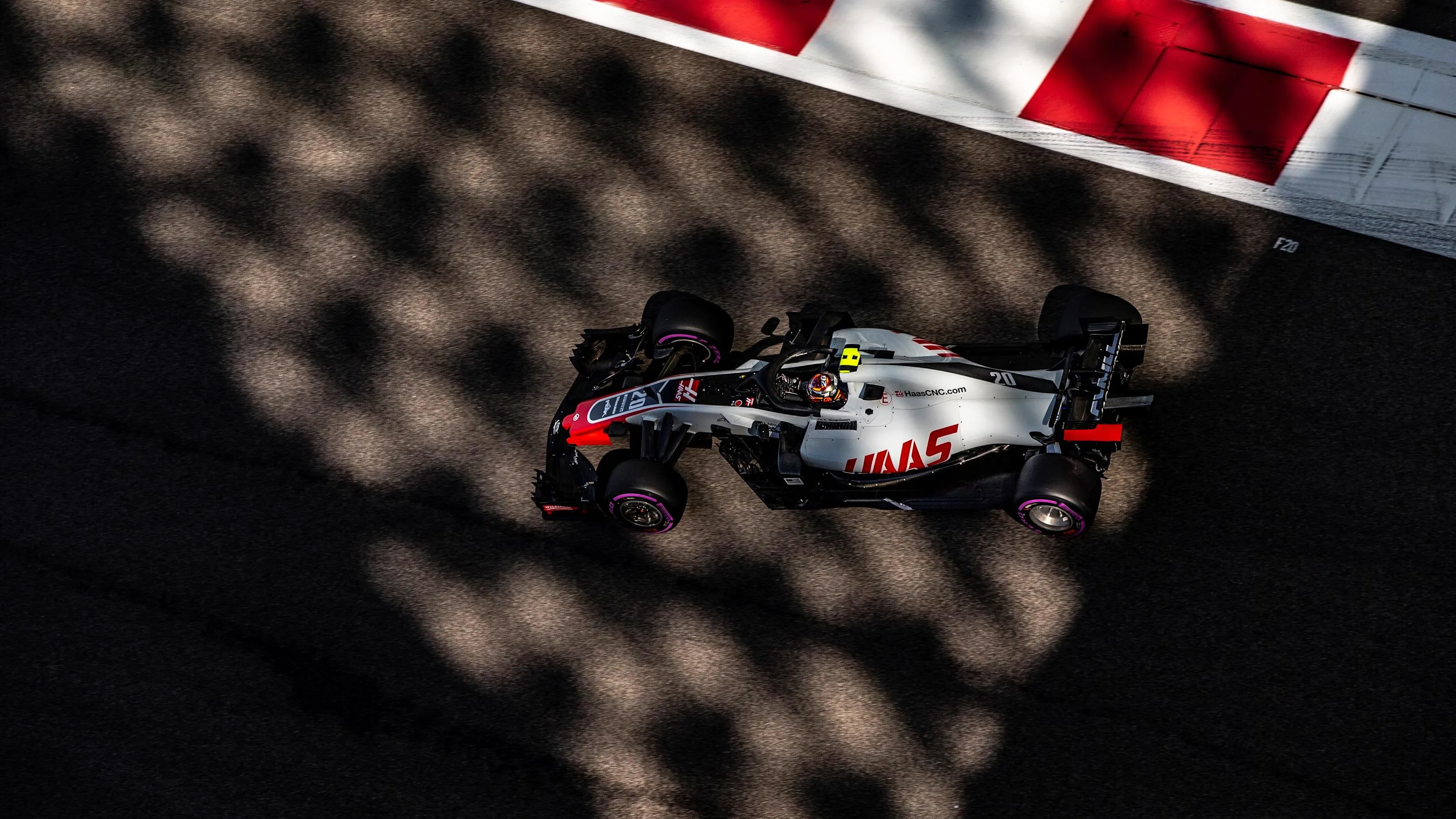 Kevin Magnussen, Haas F1 Team VF-18 at Formula One World Championship, Rd21, Abu Dhabi Grand Prix,