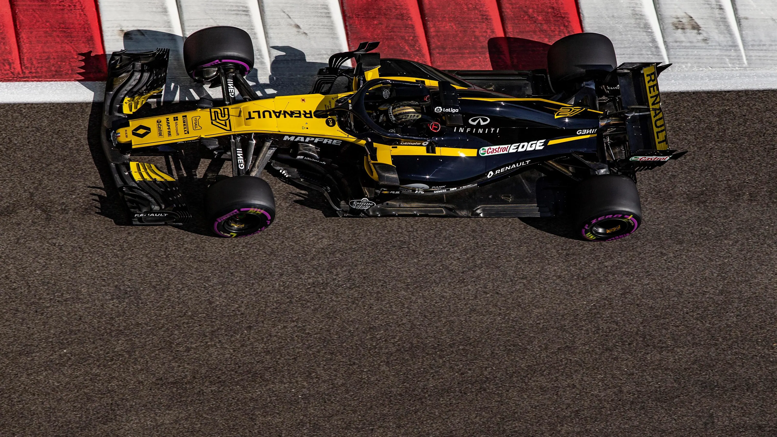 Nico Hulkenberg, Renault Sport F1 Team R.S. 18 at Formula One World Championship, Rd21, Abu Dhabi