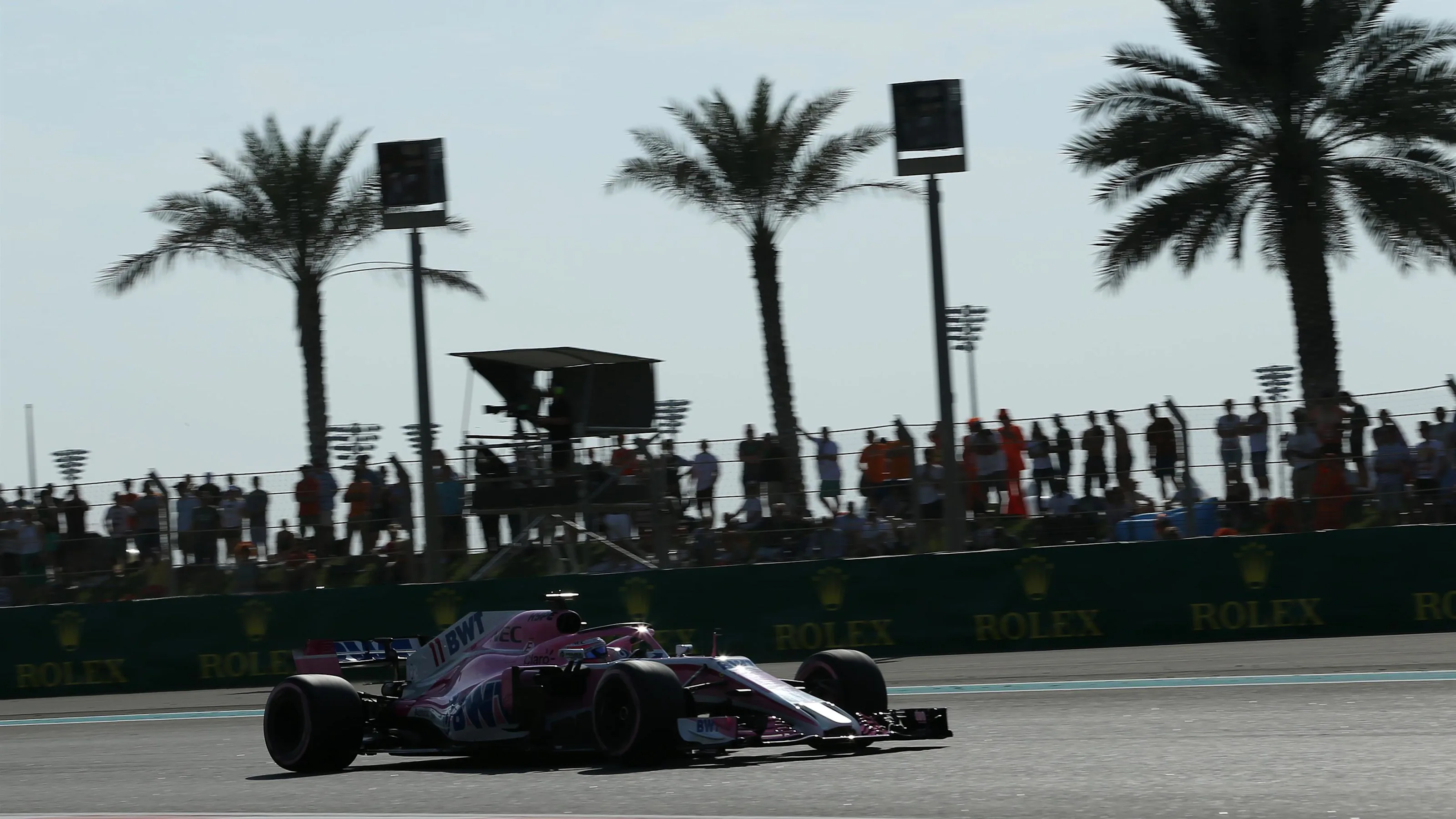 Sergio Perez, Racing Point Force India VJM11 at Formula One World Championship, Rd21, Abu Dhabi