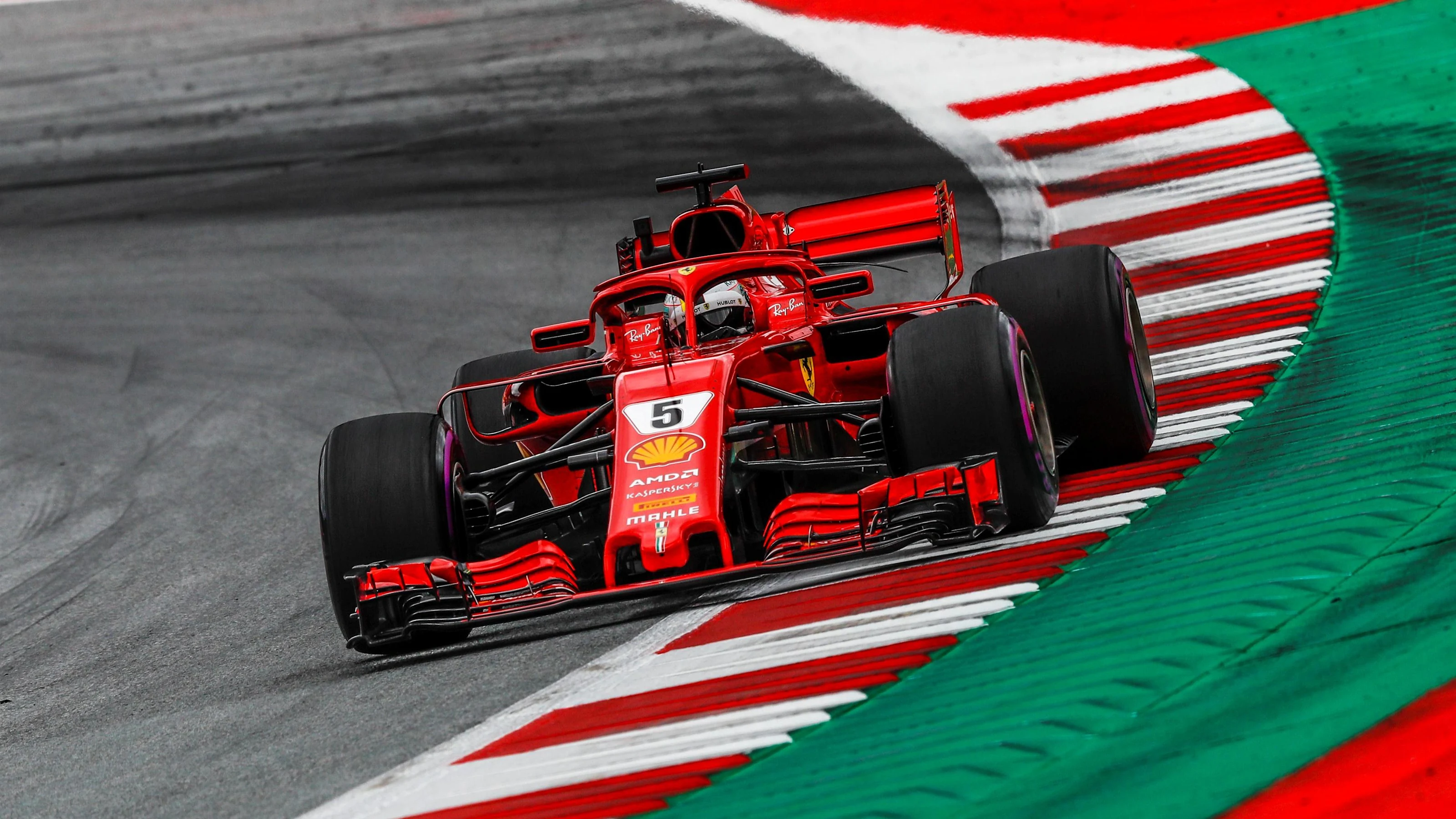 Sebastian Vettel (GER) Ferrari SF-71H at Formula One World Championship, Rd9, Austrian Grand Prix,