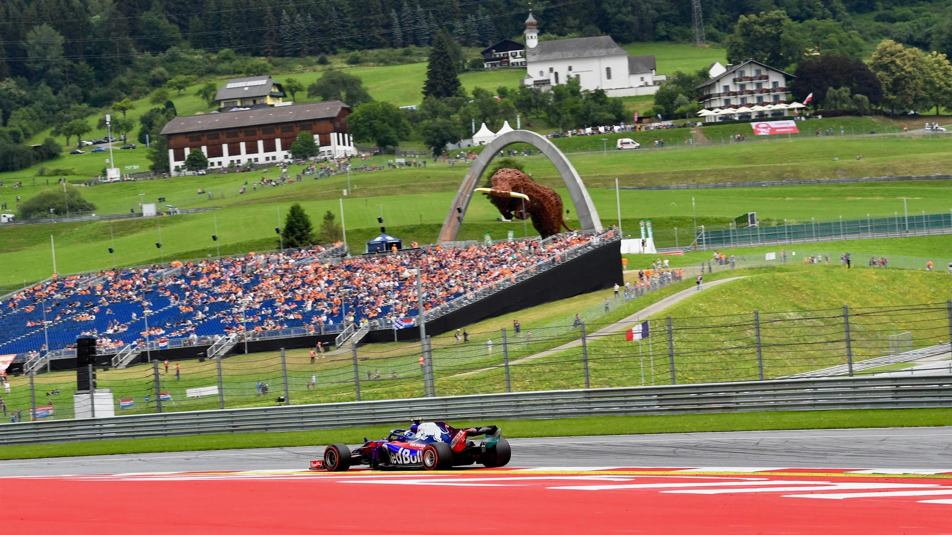 Pierre Gasly (FRA) Scuderia Toro Rosso STR13 at Formula One World Championship, Rd9, Austrian Grand
