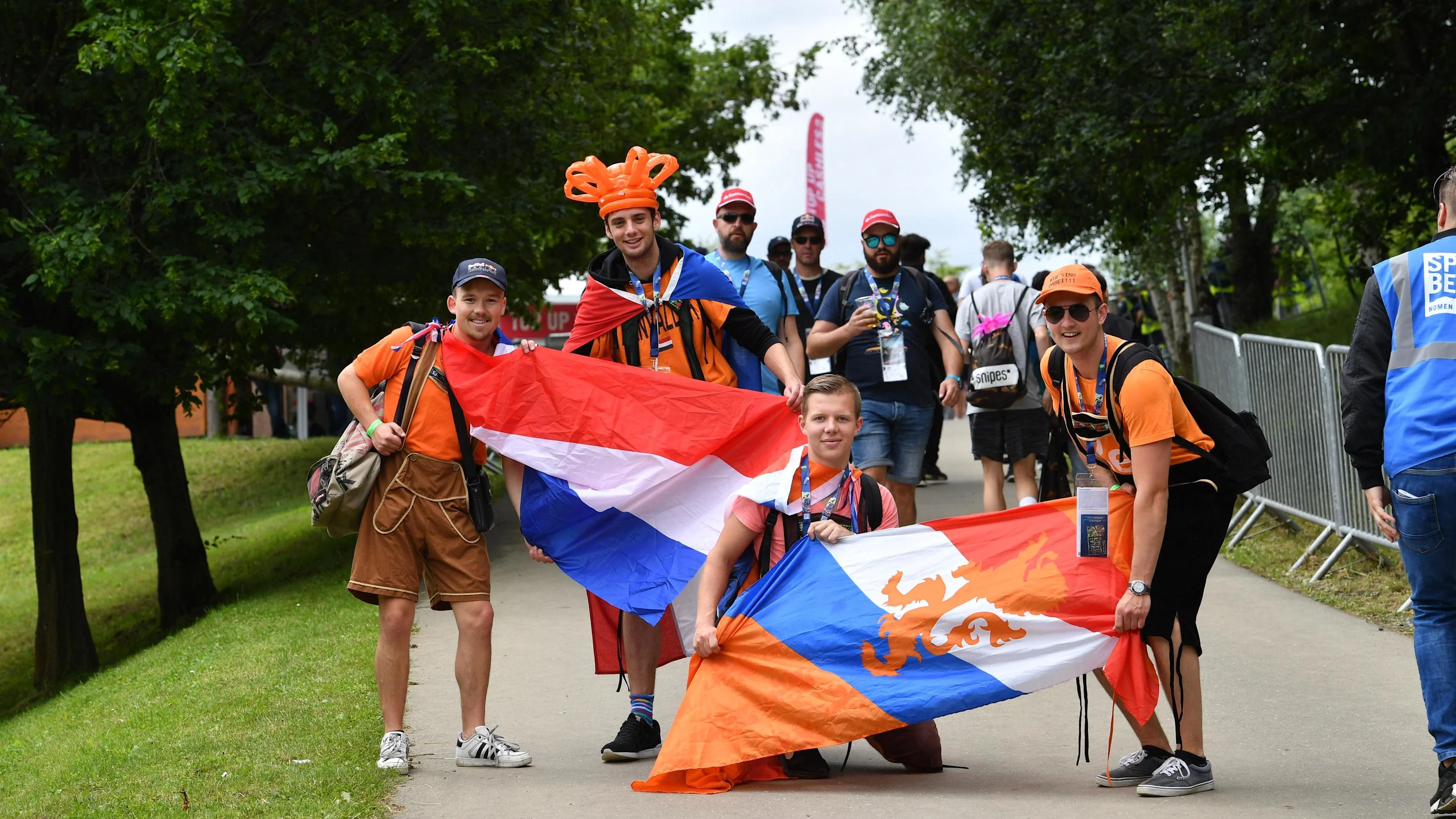 Max Verstappen (NED) Red Bull Racing fans at Formula One World Championship, Rd9, Austrian Grand