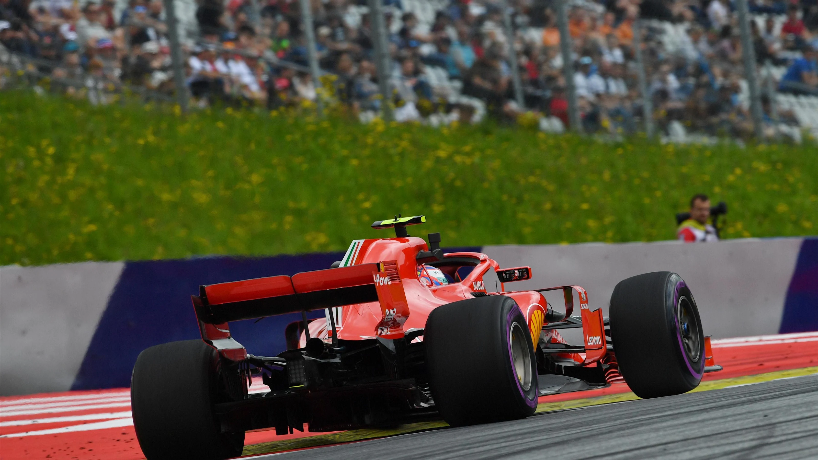 Kimi Raikkonen (FIN) Ferrari SF-71H at Formula One World Championship, Rd9, Austrian Grand Prix,
