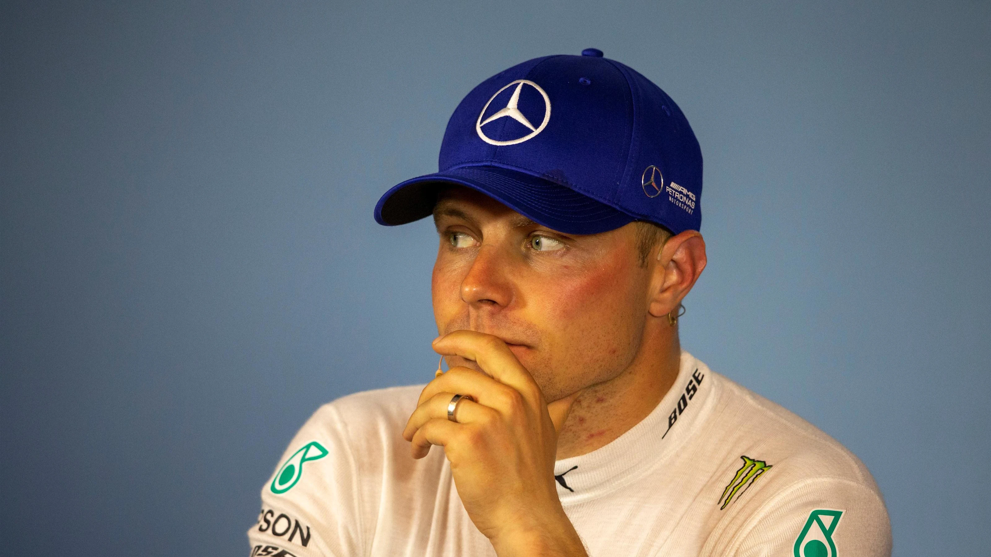 Valtteri Bottas (FIN) Mercedes-AMG F1 in the Press Conference at Formula One World Championship,