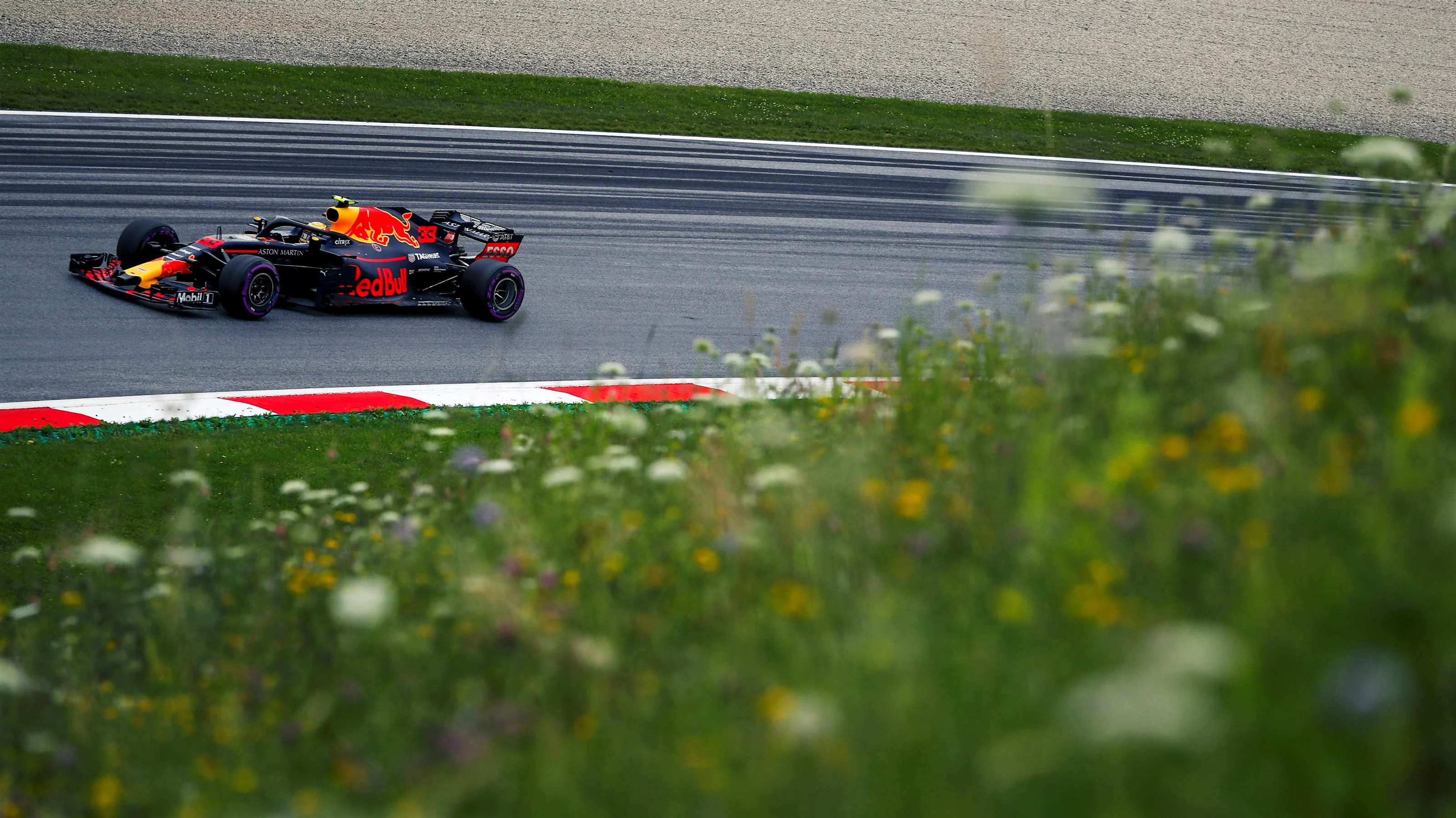 Max Verstappen (NED) Red Bull Racing RB14 at Formula One World Championship, Rd9, Austrian Grand
