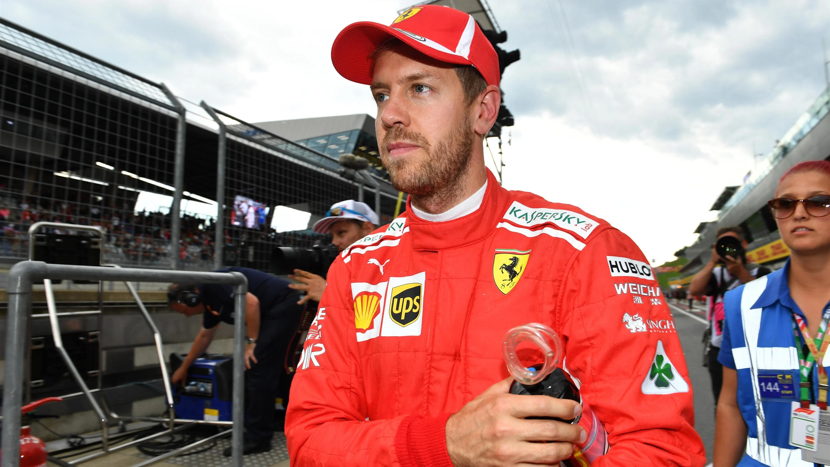 Sebastian Vettel (GER) Ferrari at Formula One World Championship, Rd9, Austrian Grand Prix,