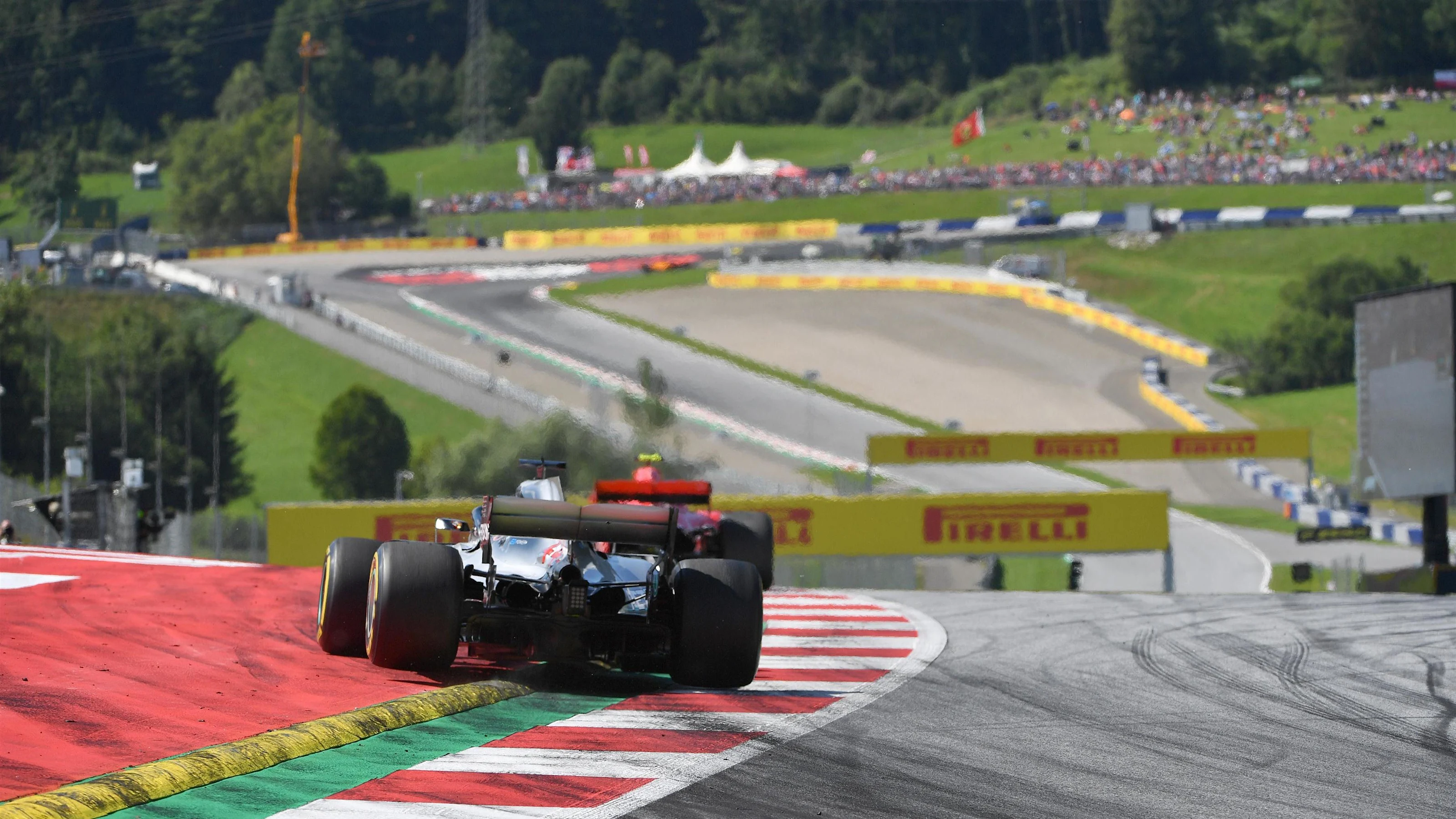 Lewis Hamilton (GBR) Mercedes-AMG F1 W09 EQ Power+ at Formula One World Championship, Rd9, Austrian