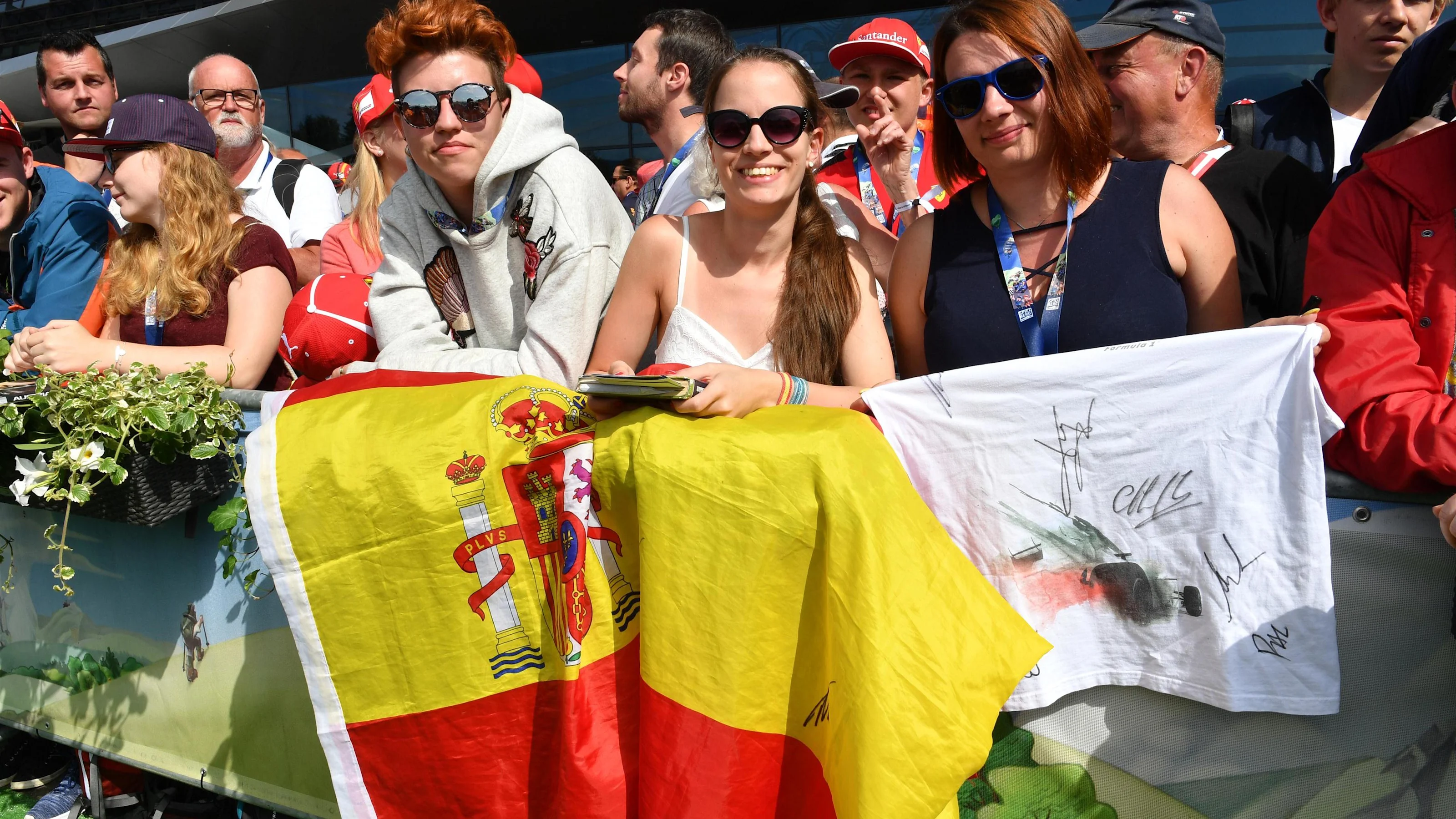 Fans at Formula One World Championship, Rd9, Austrian Grand Prix, Race, Spielberg, Austria, Sunday