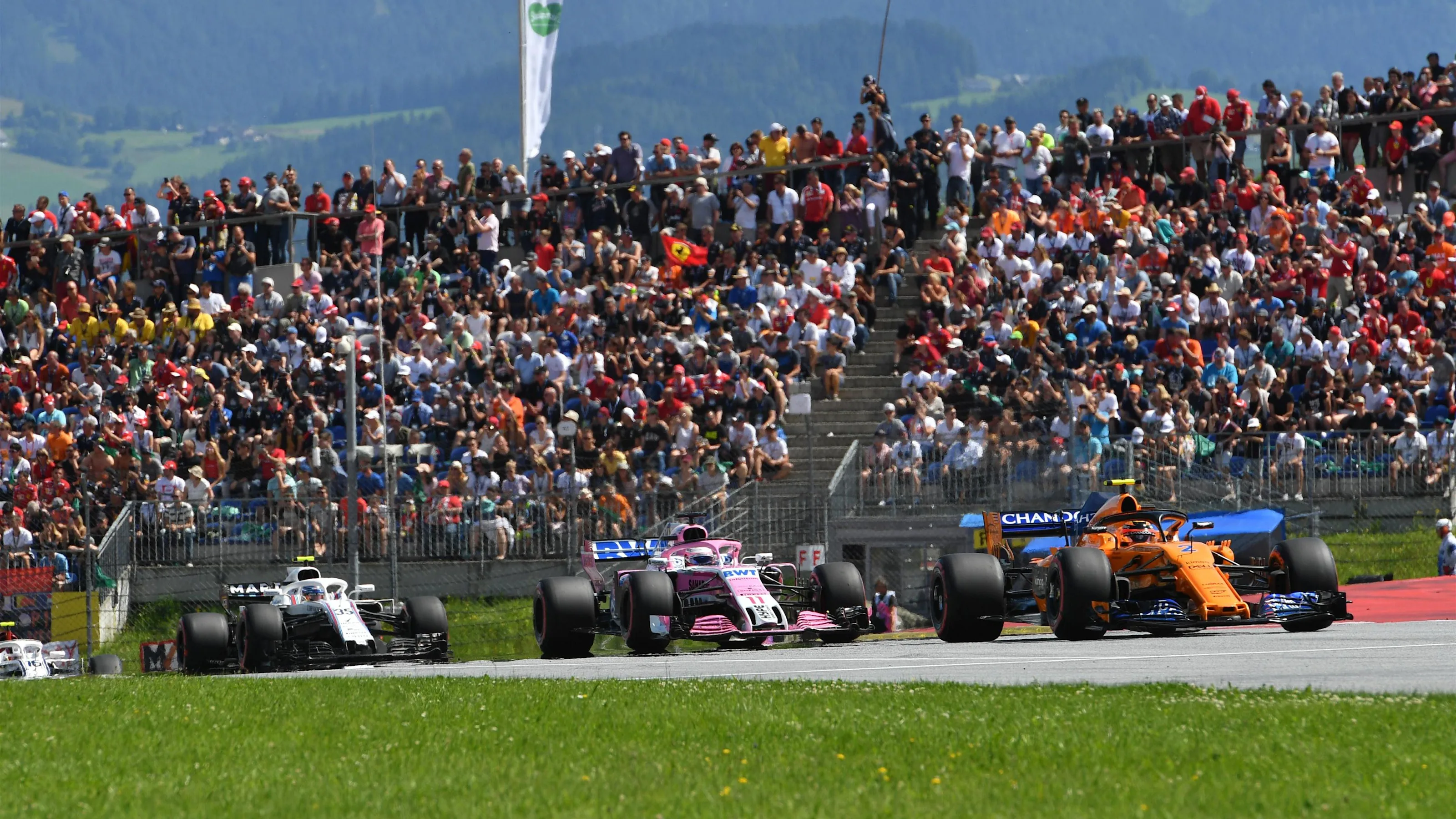 Stoffel Vandoorne (BEL) McLaren MCL33 at Formula One World Championship, Rd9, Austrian Grand Prix,
