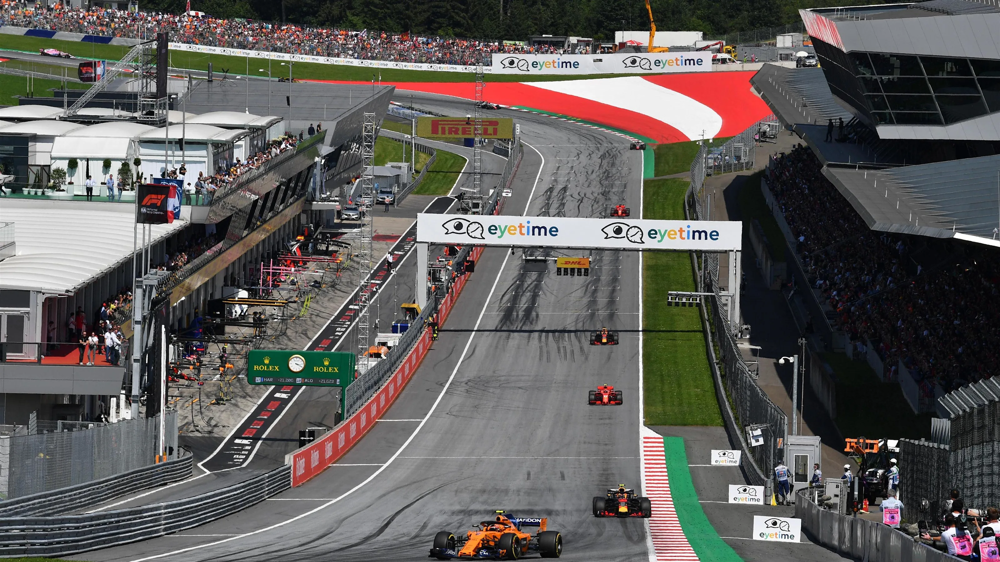Stoffel Vandoorne (BEL) McLaren MCL33 at Formula One World Championship, Rd9, Austrian Grand Prix,
