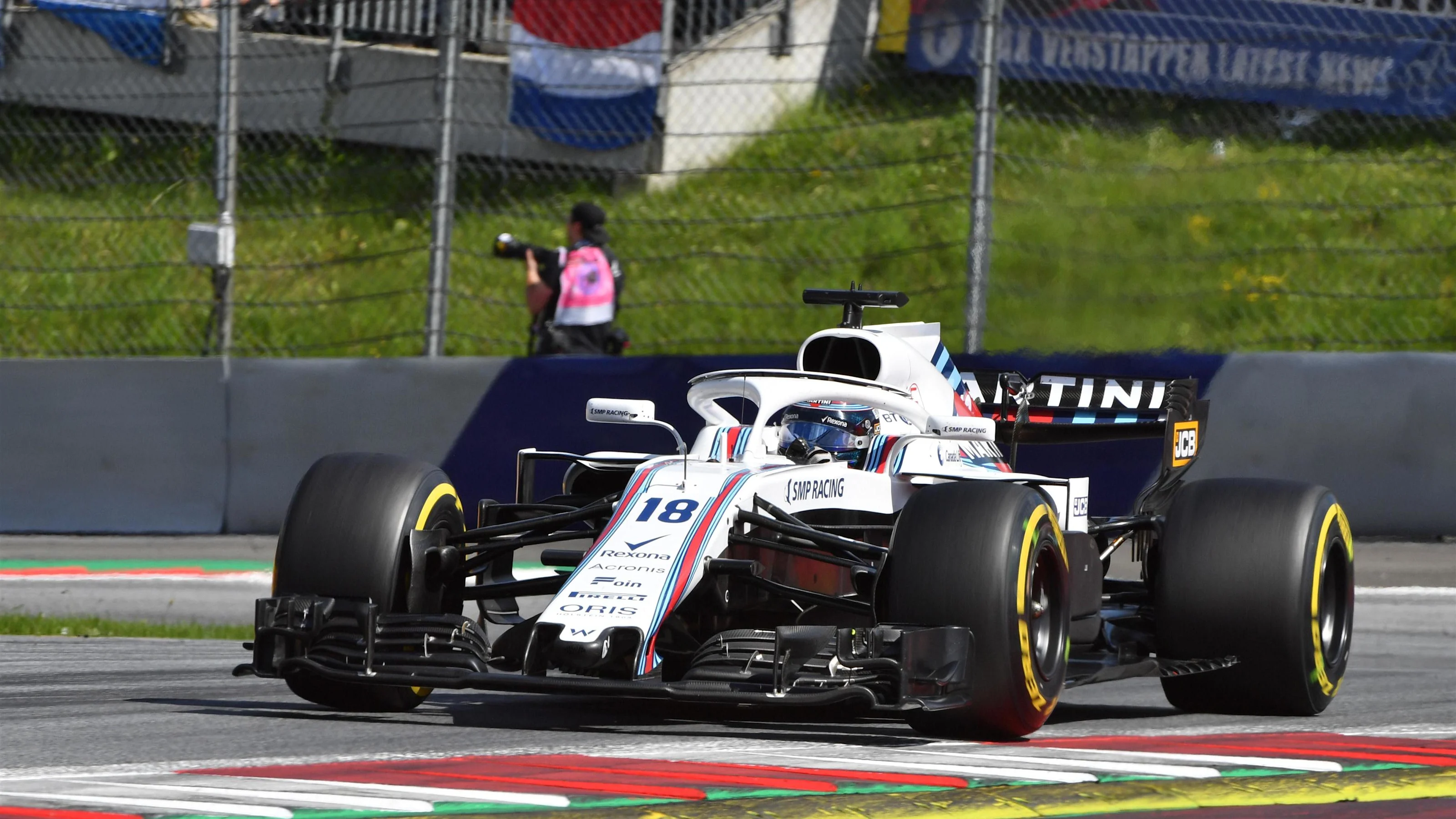 Lance Stroll (CDN) Williams FW41 at Formula One World Championship, Rd9, Austrian Grand Prix, Race,