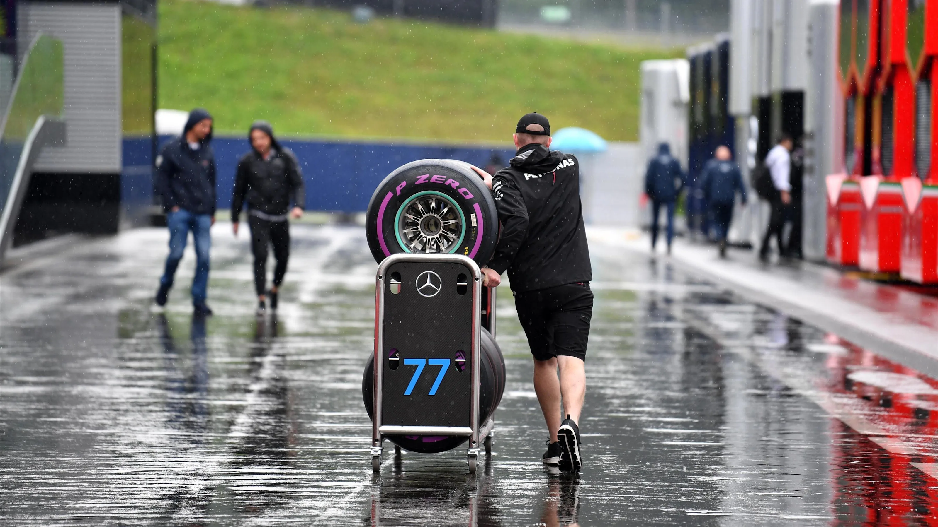 at Formula One World Championship, Rd9, Austrian Grand Prix, Preparations, Spielberg, Austria,