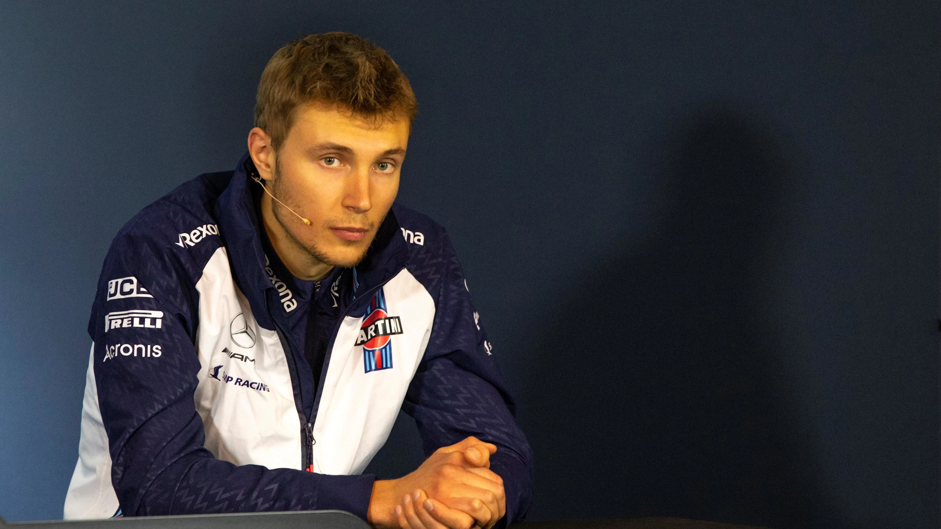 Sergey Sirotkin (RUS) Williams in the Press Conference at Formula One World Championship, Rd9,