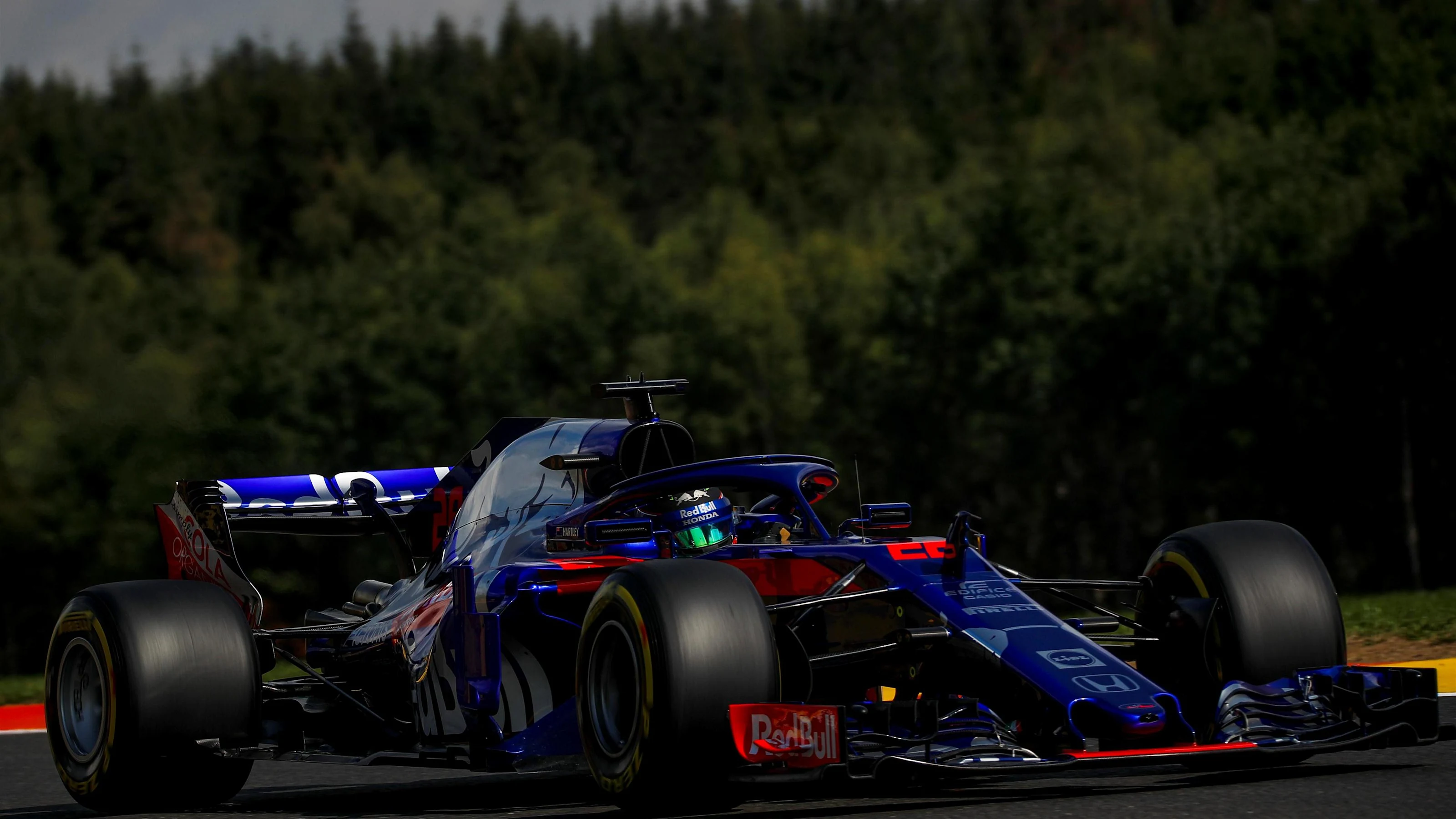 Pierre Gasly, Scuderia Toro Rosso STR13 at Formula One World Championship, Rd13, Belgian Grand