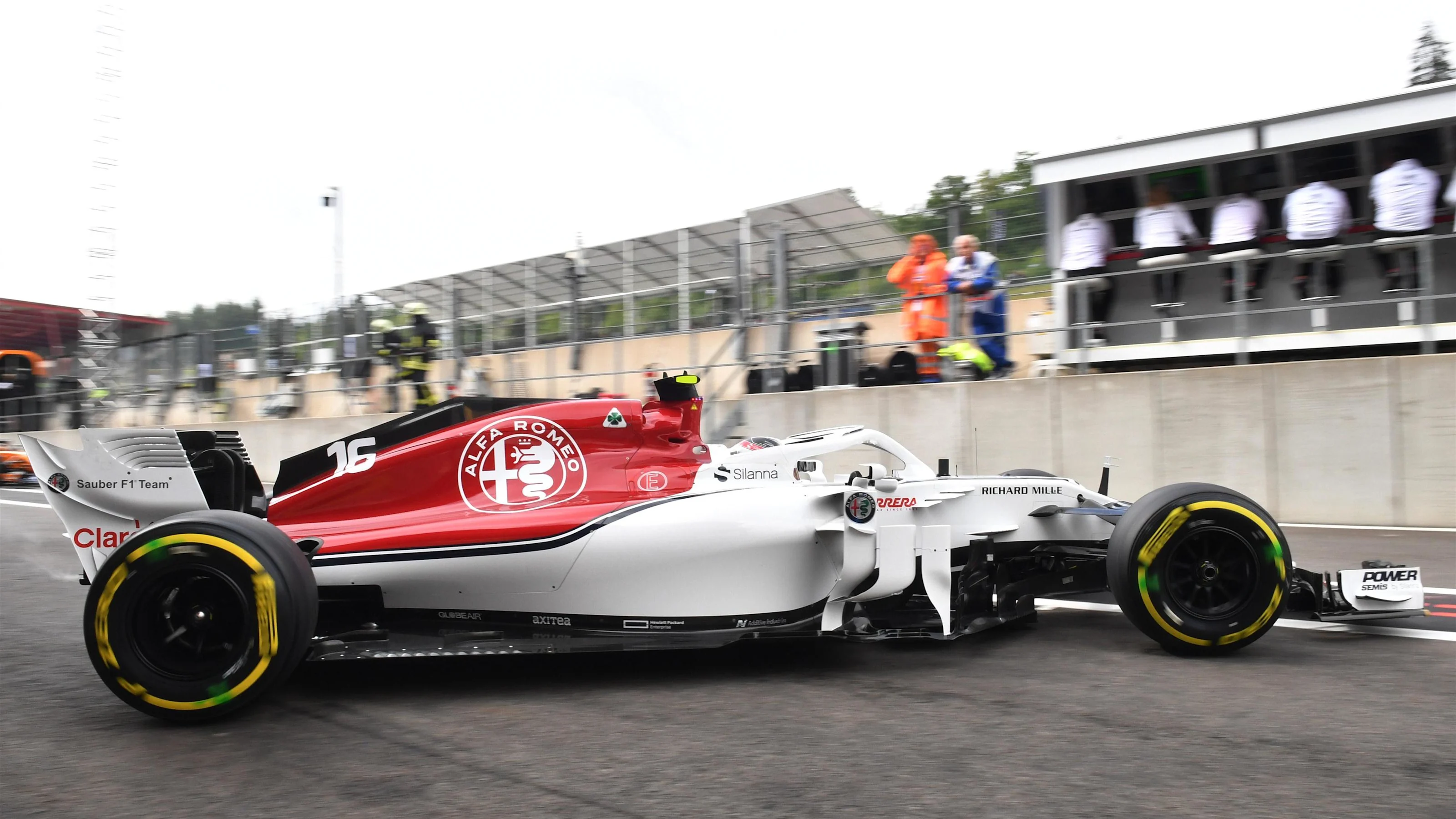 Charles Leclerc, Alfa Romeo Sauber C37 at Formula One World Championship, Rd13, Belgian Grand Prix,