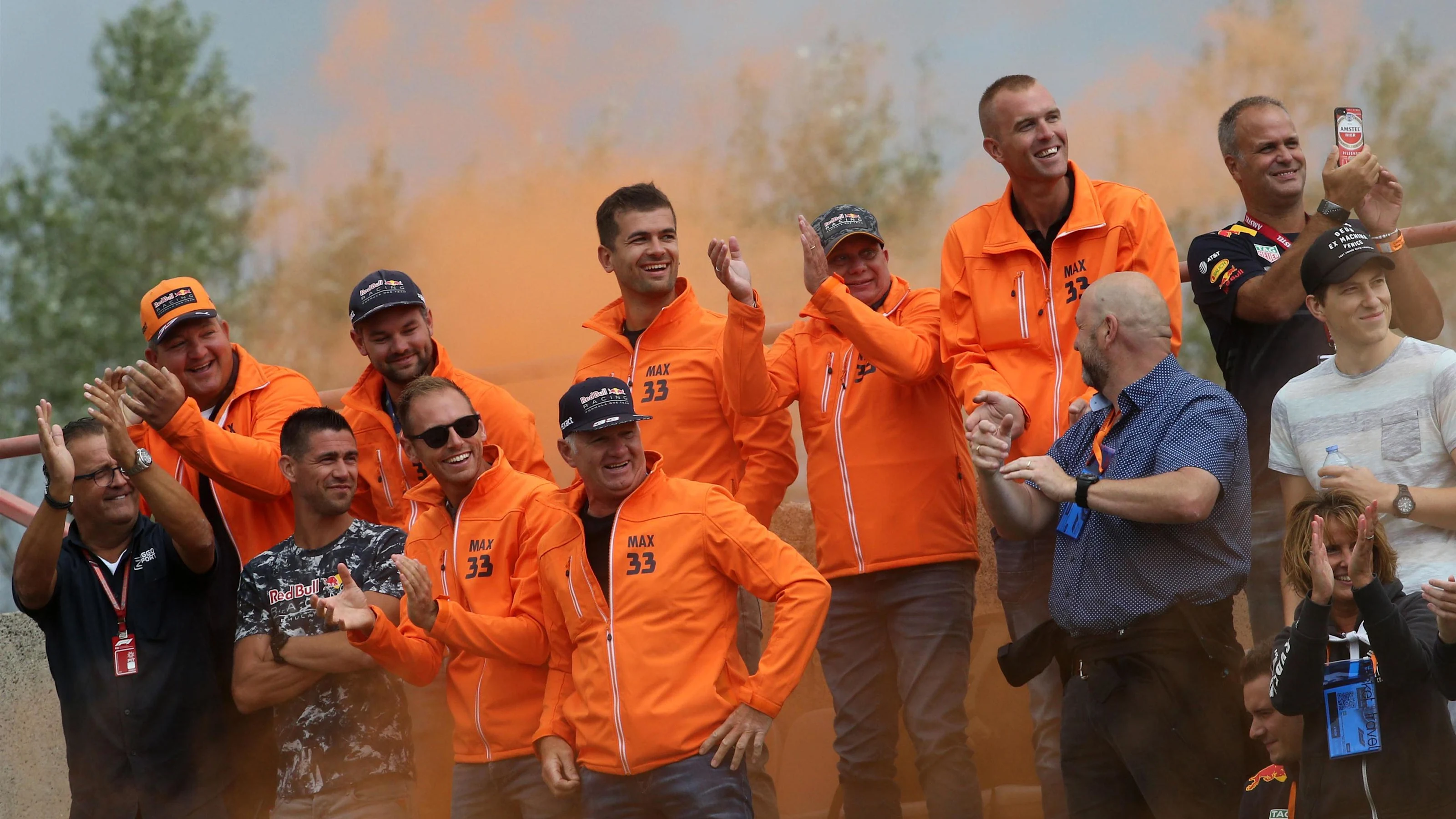 Max Verstappen, Red Bull Racing fans at Formula One World Championship, Rd13, Belgian Grand Prix,