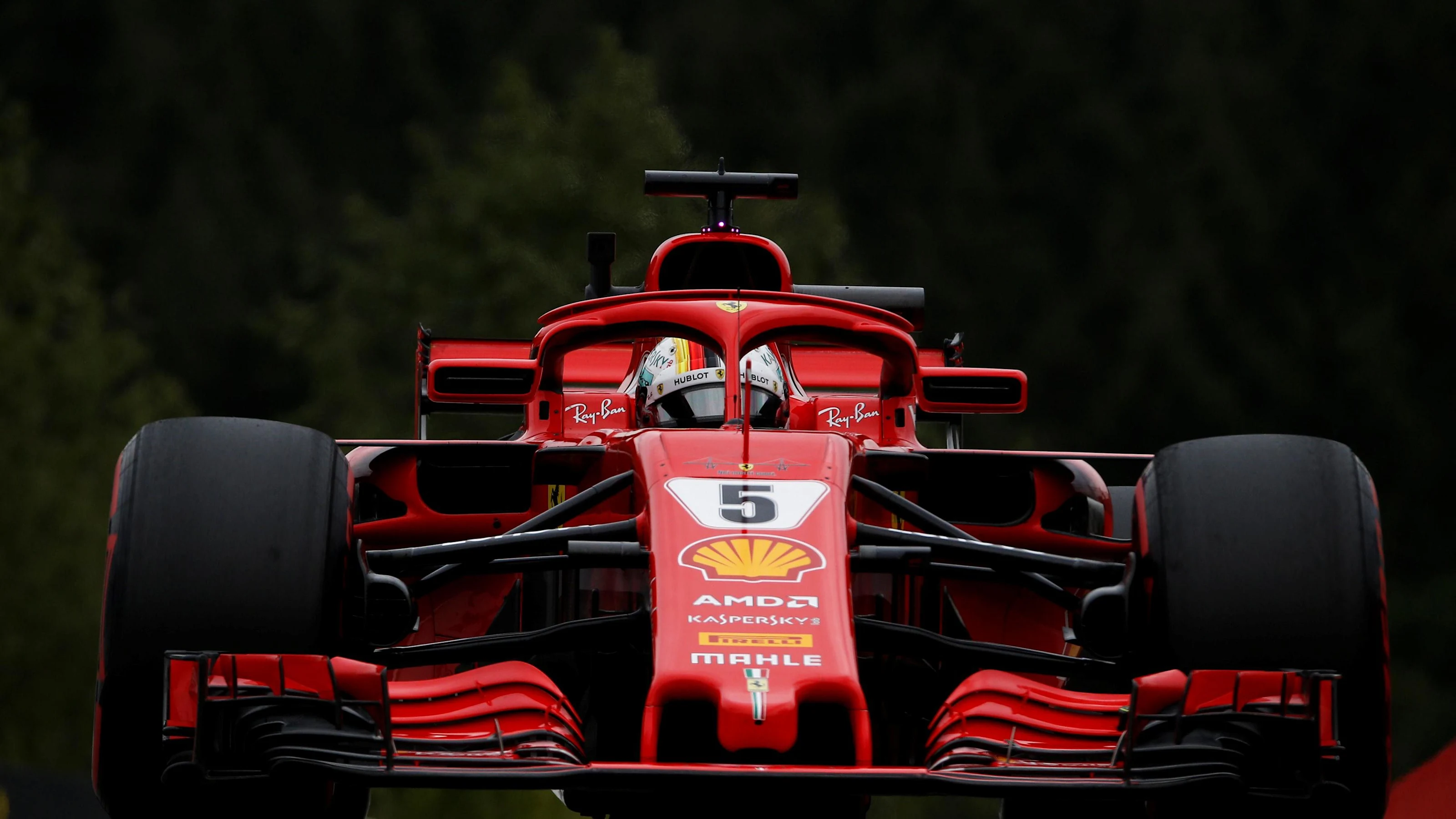 Sebastian Vettel, Ferrari SF71H at Formula One World Championship, Rd13, Belgian Grand Prix,