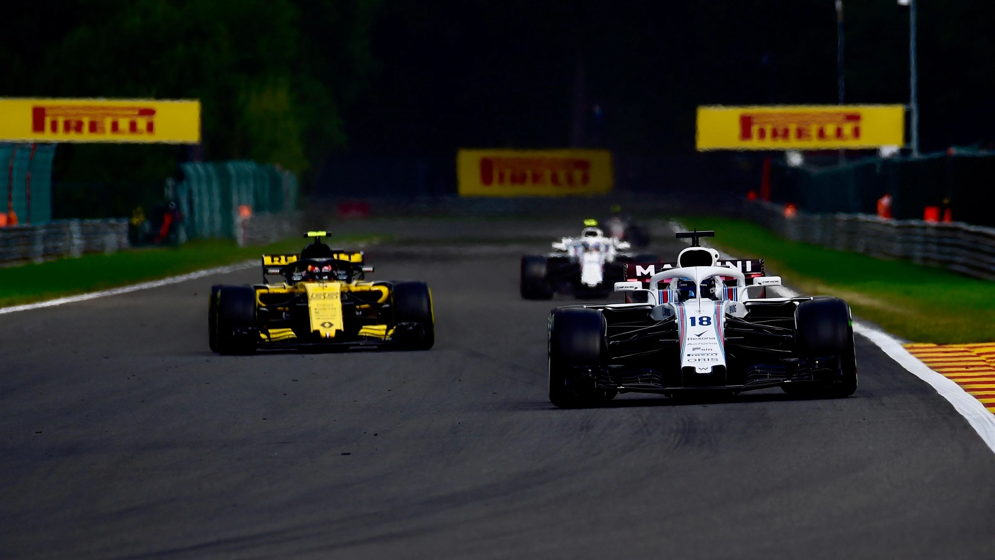 Lance Stroll, Williams FW41 at Formula One World Championship, Rd13, Belgian Grand Prix, Practice,
