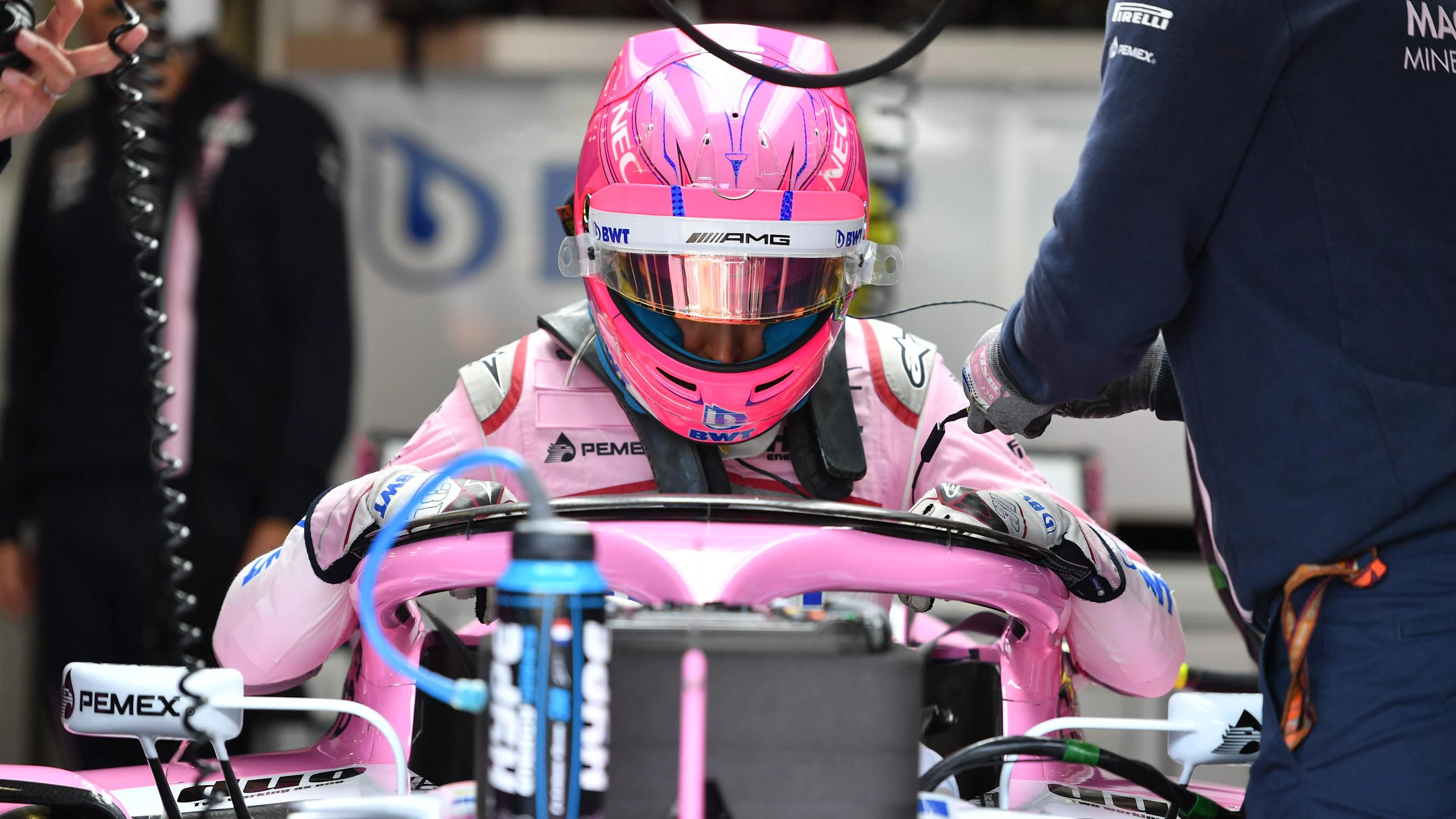 Esteban Ocon, Racing Point Force India F1 Team at Formula One World Championship, Rd13, Belgian