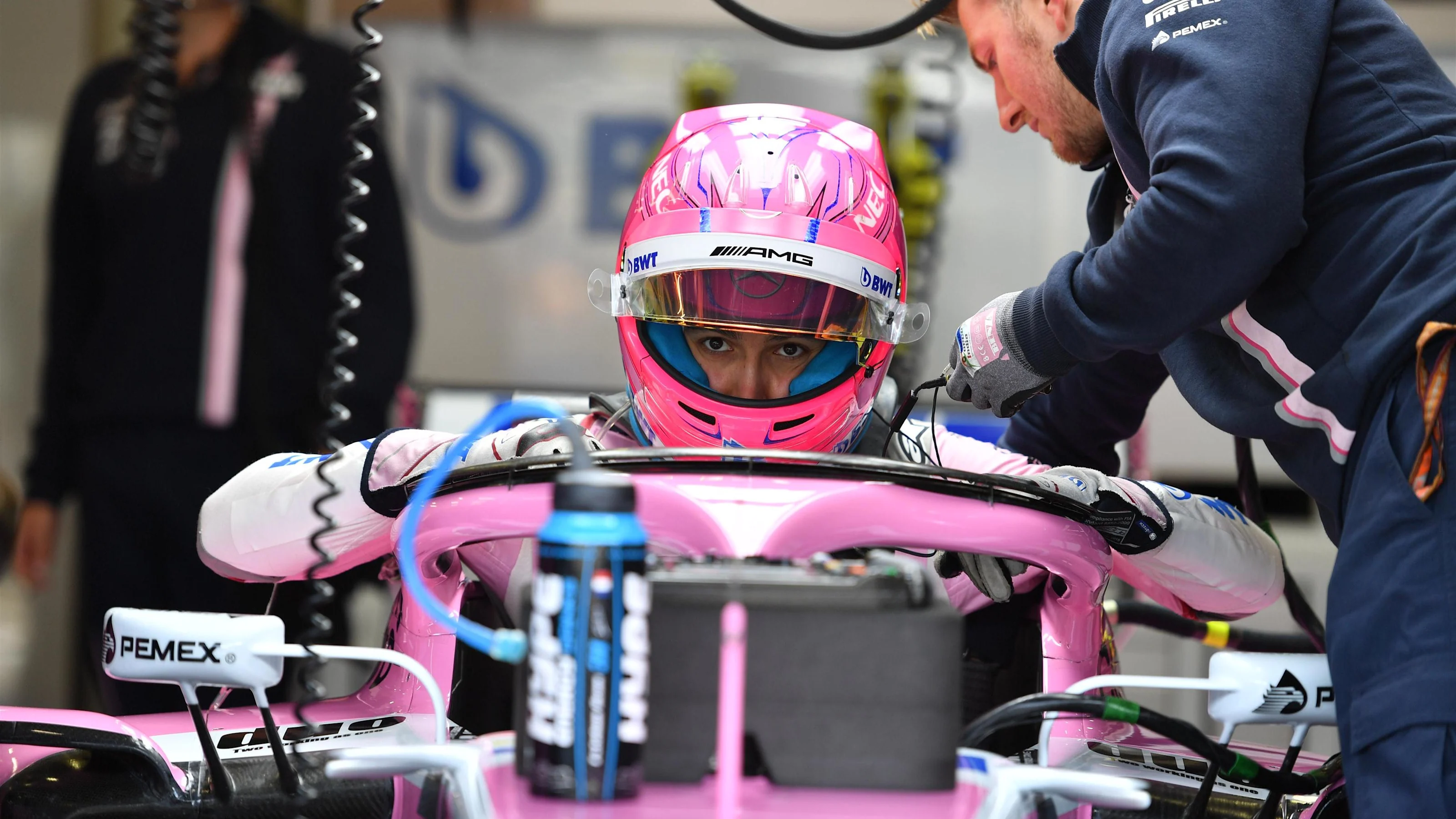Esteban Ocon, Racing Point Force India F1 Team at Formula One World Championship, Rd13, Belgian