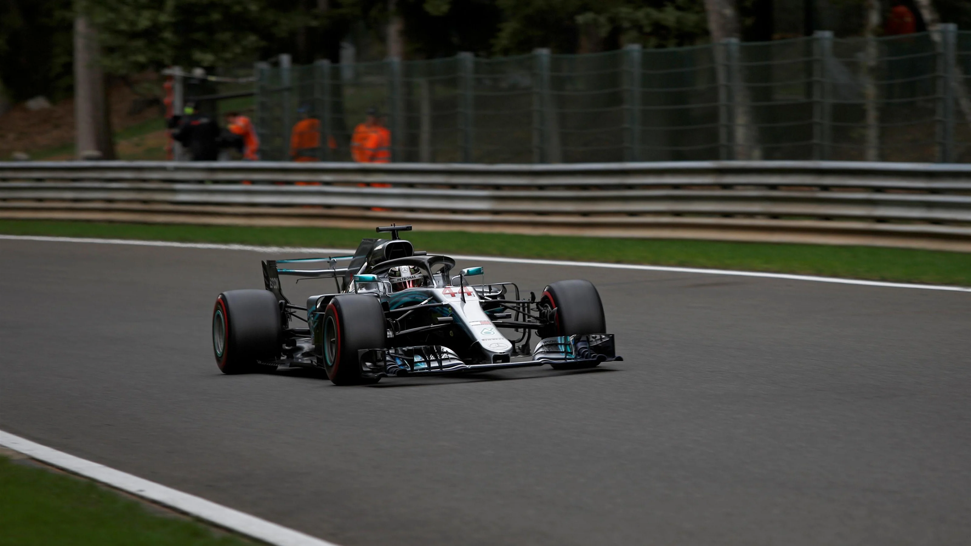 Lewis Hamilton, Mercedes AMG F1 W09 at Formula One World Championship, Rd13, Belgian Grand Prix,
