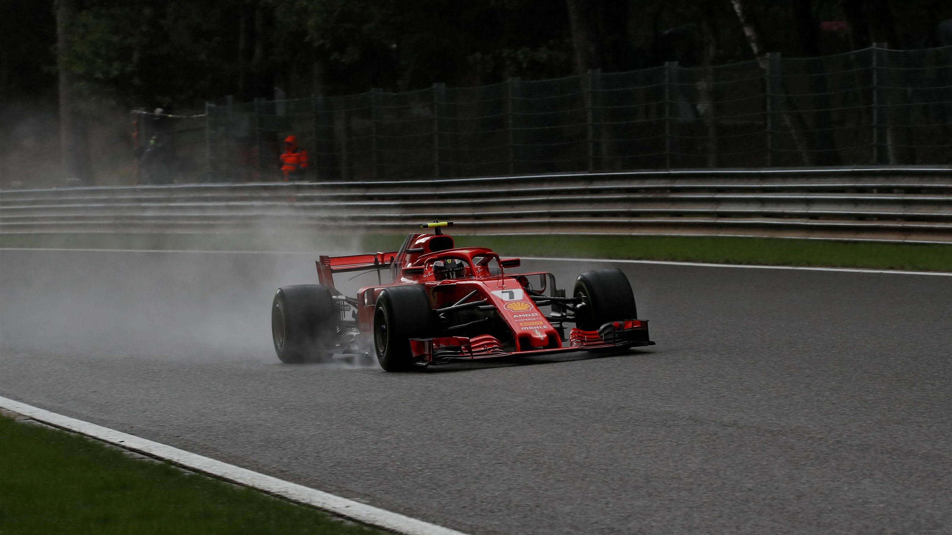Kimi Raikkonen, Ferrari SF71H at Formula One World Championship, Rd13, Belgian Grand Prix,