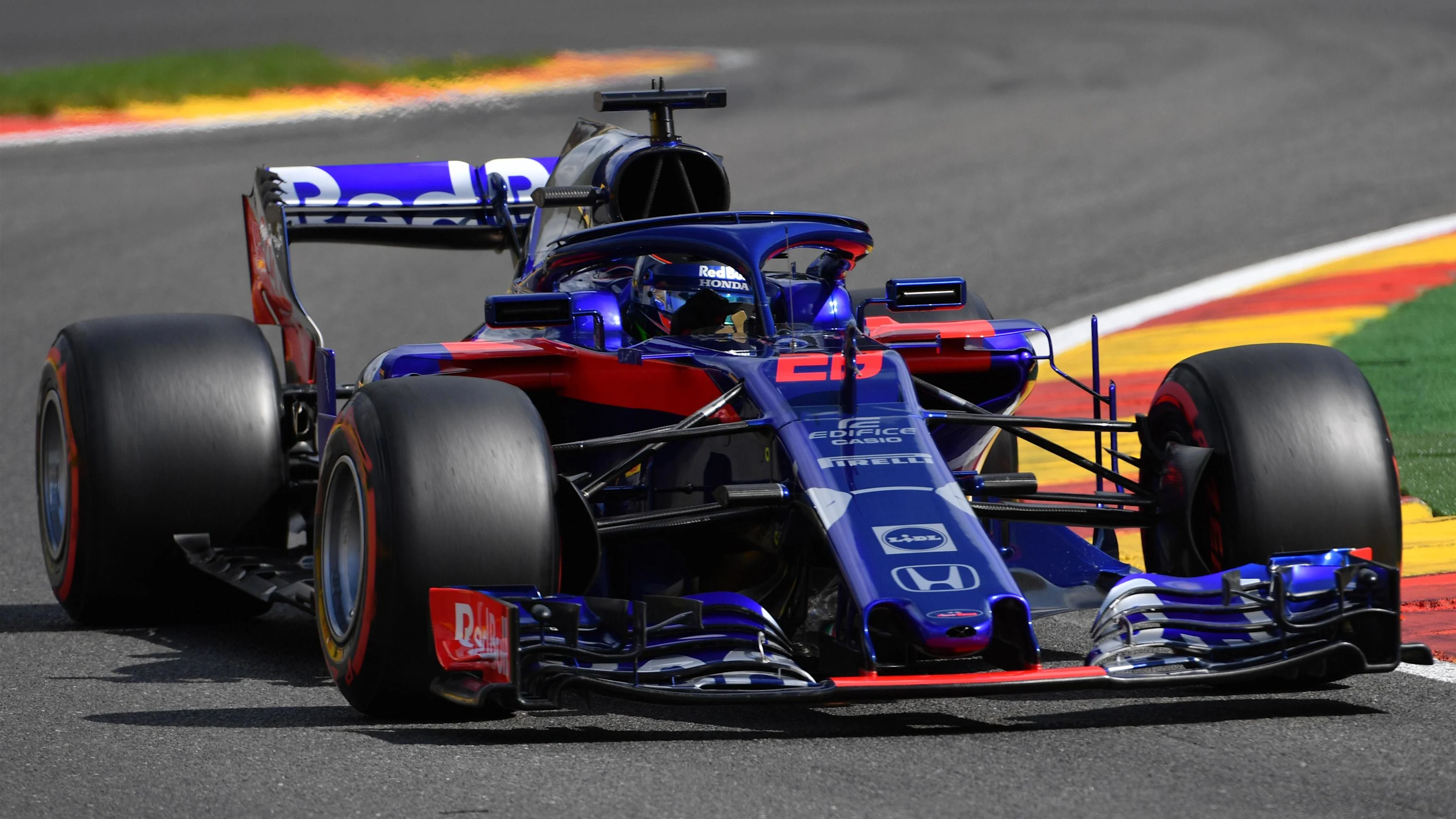 Brendon Hartley, Scuderia Toro Rosso STR13 at Formula One World Championship, Rd13, Belgian Grand