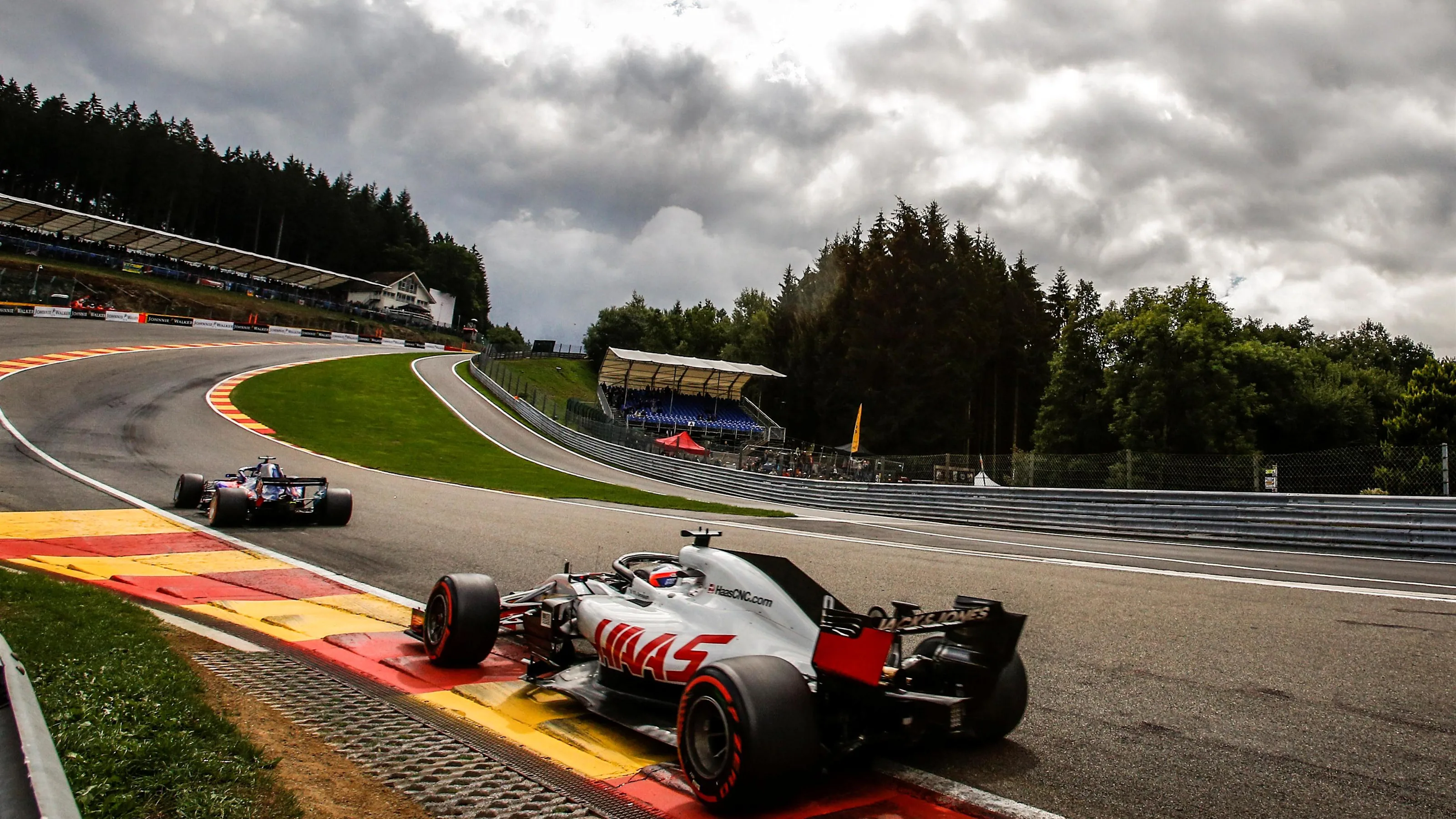 Kevin Magnussen, Haas F1 Team VF-18 at Formula One World Championship, Rd13, Belgian Grand Prix,