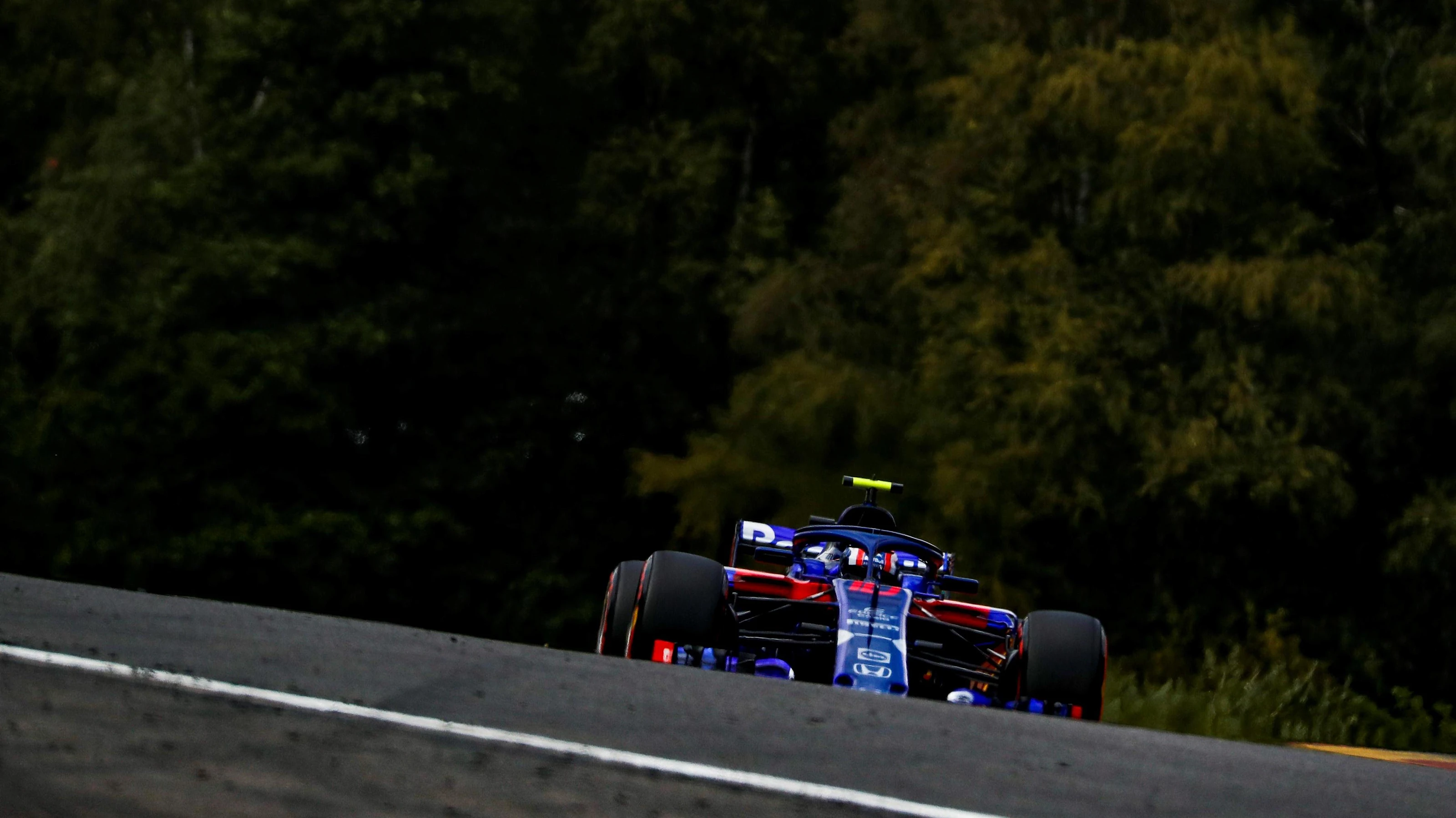 Pierre Gasly, Scuderia Toro Rosso STR13 at Formula One World Championship, Rd13, Belgian Grand