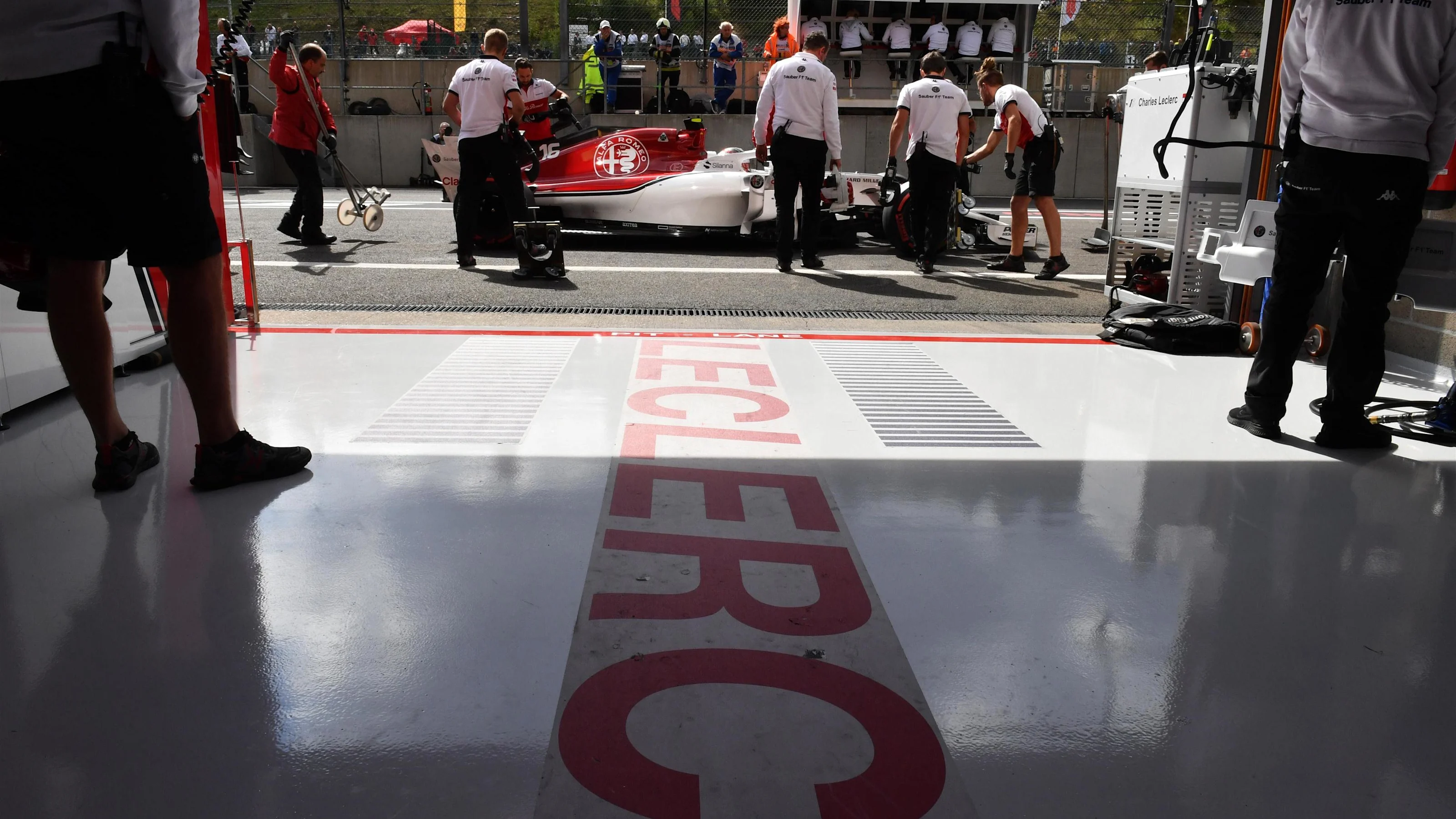 Charles Leclerc, Alfa Romeo Sauber C37 at Formula One World Championship, Rd13, Belgian Grand Prix,