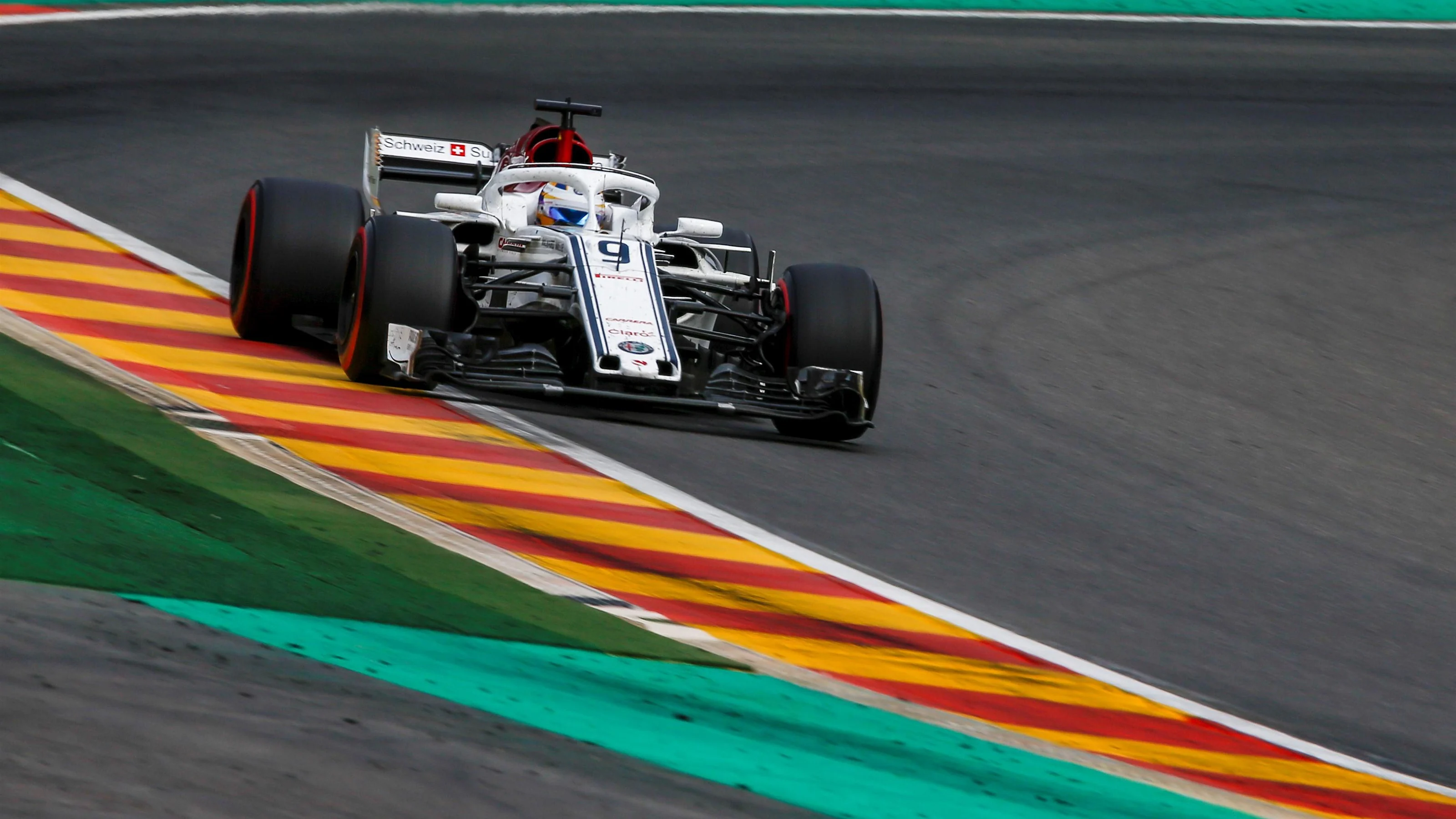 Marcus Ericsson, Alfa Romeo Sauber C37 at Formula One World Championship, Rd13, Belgian Grand Prix,