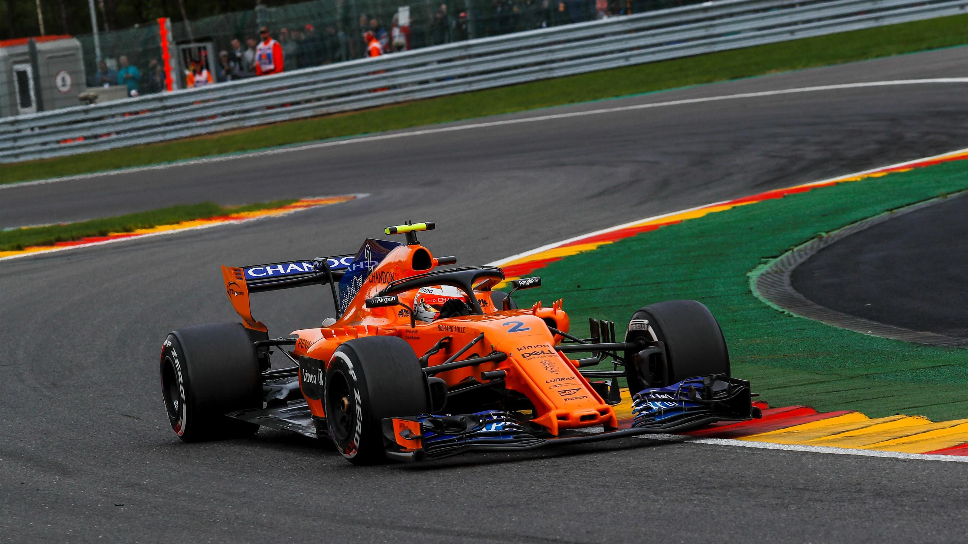 Stoffel Vandoorne, McLaren MCL33 at Formula One World Championship, Rd13, Belgian Grand Prix, Race,