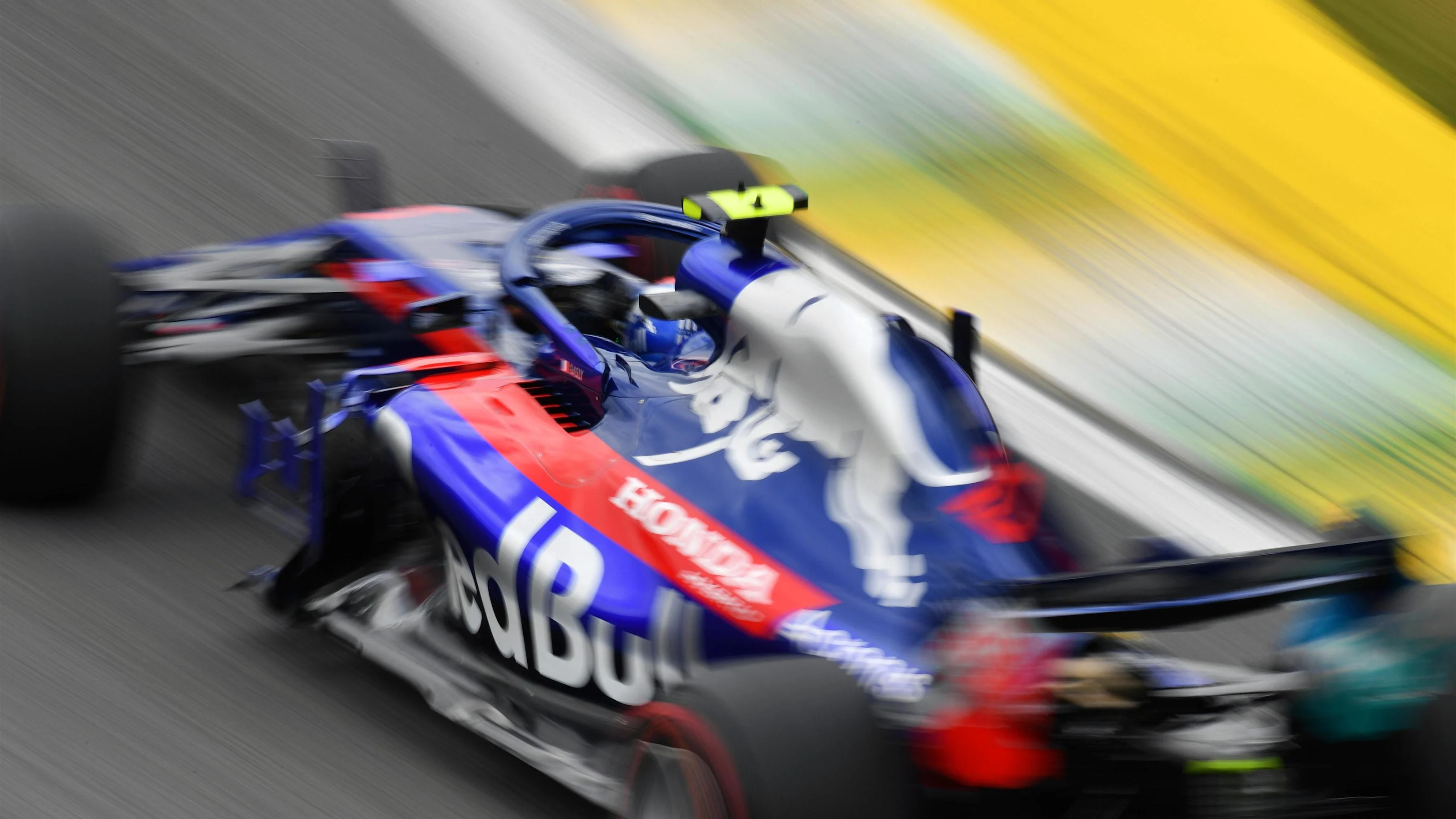 Pierre Gasly, Toro Rosso STR13 at Formula One World Championship, Rd20, Brazilian Grand Prix,