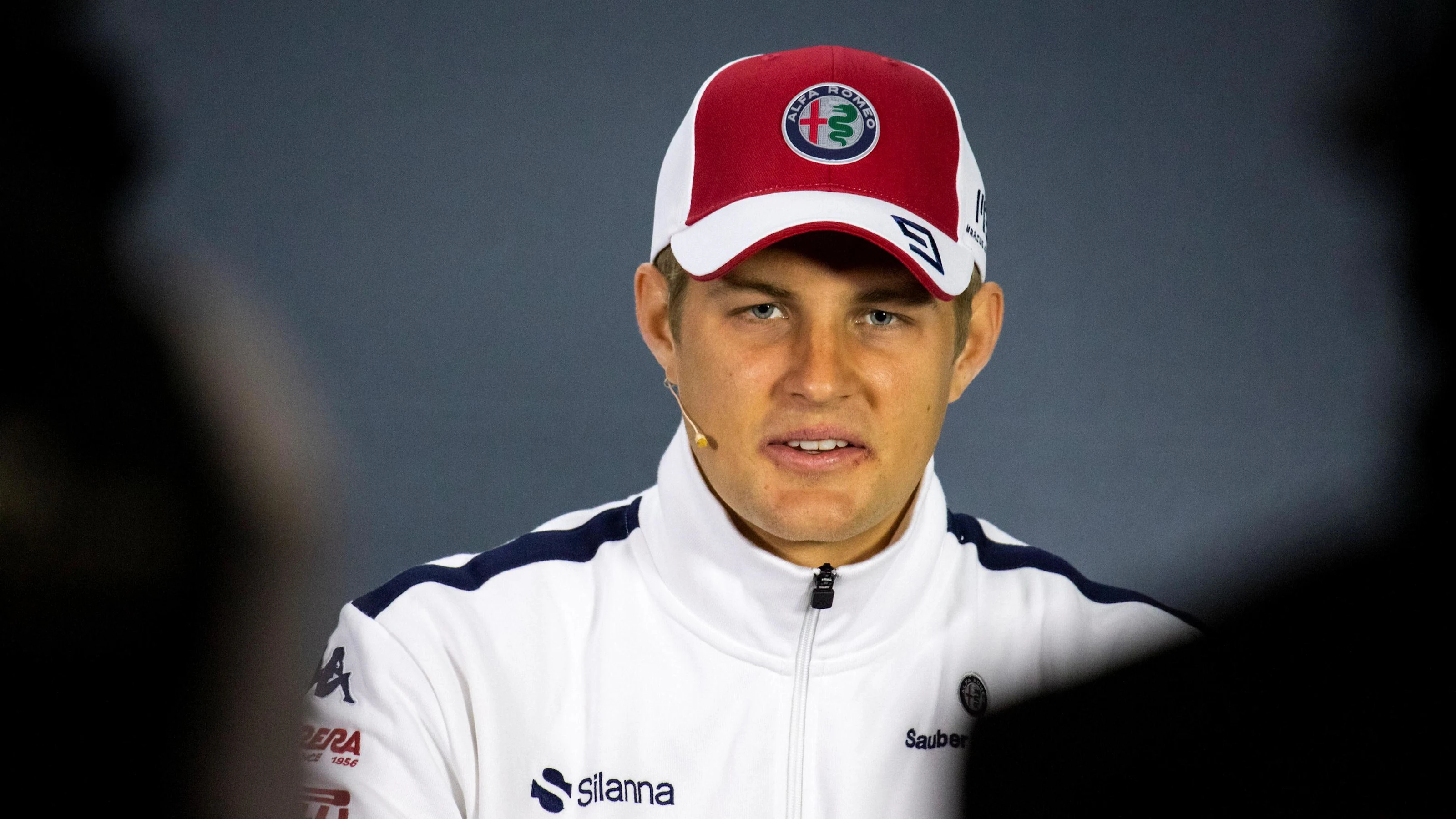 Marcus Ericsson, Alfa Romeo Sauber F1 Team in the press conference at Formula One World