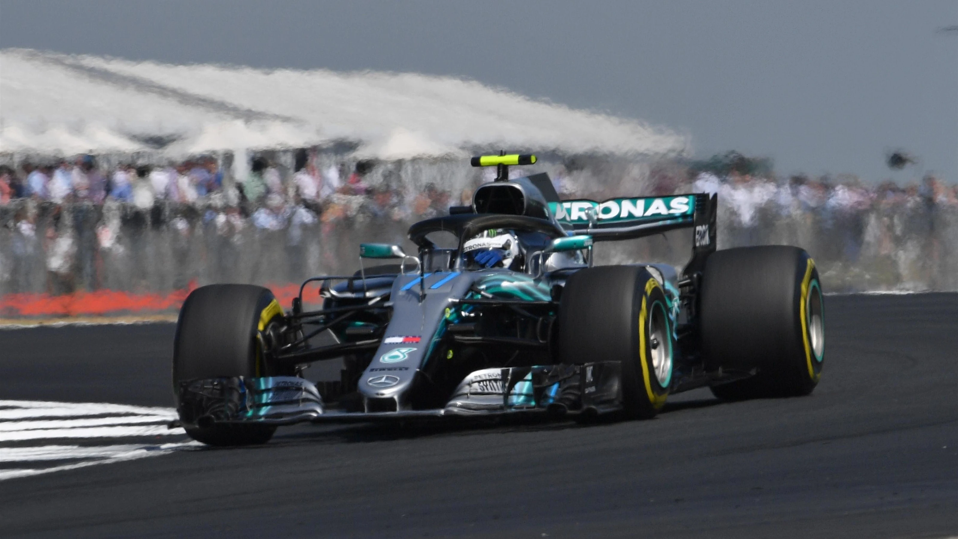 Valtteri Bottas (FIN) Mercedes-AMG F1 W09 EQ Power+ at Formula One World Championship, Rd10,