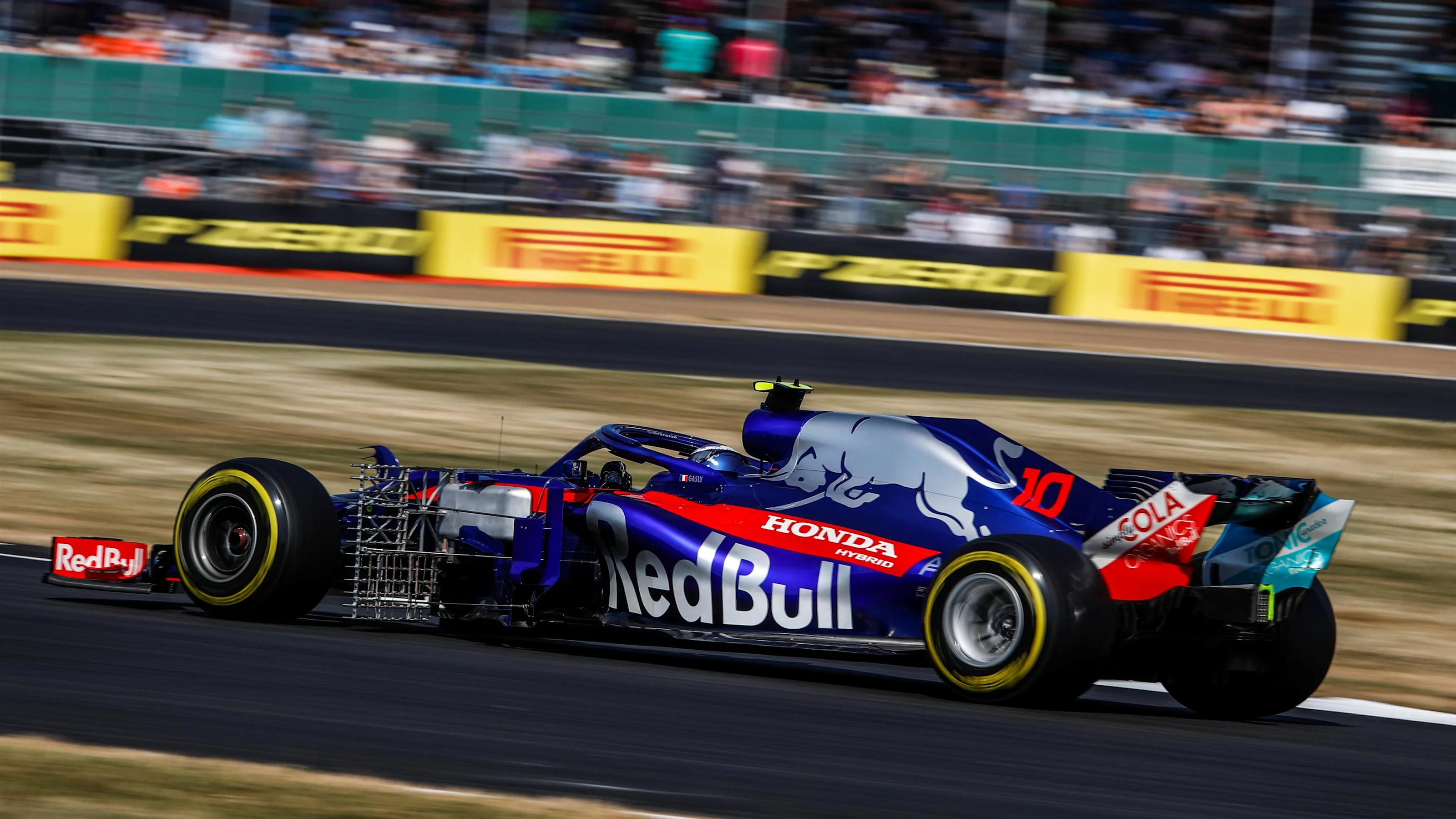 Pierre Gasly (FRA) Scuderia Toro Rosso STR13 at Formula One World Championship, Rd10, British Grand
